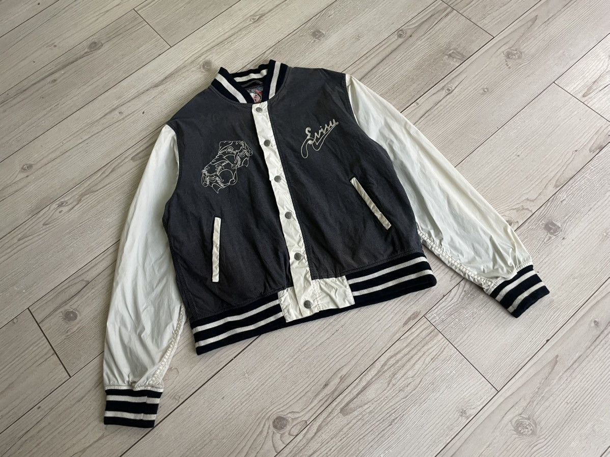 Evisu × Japanese Brand × Vintage Evisu Bomber Jacket Size US L / EU 52-54 / 3 - 7 Thumbnail