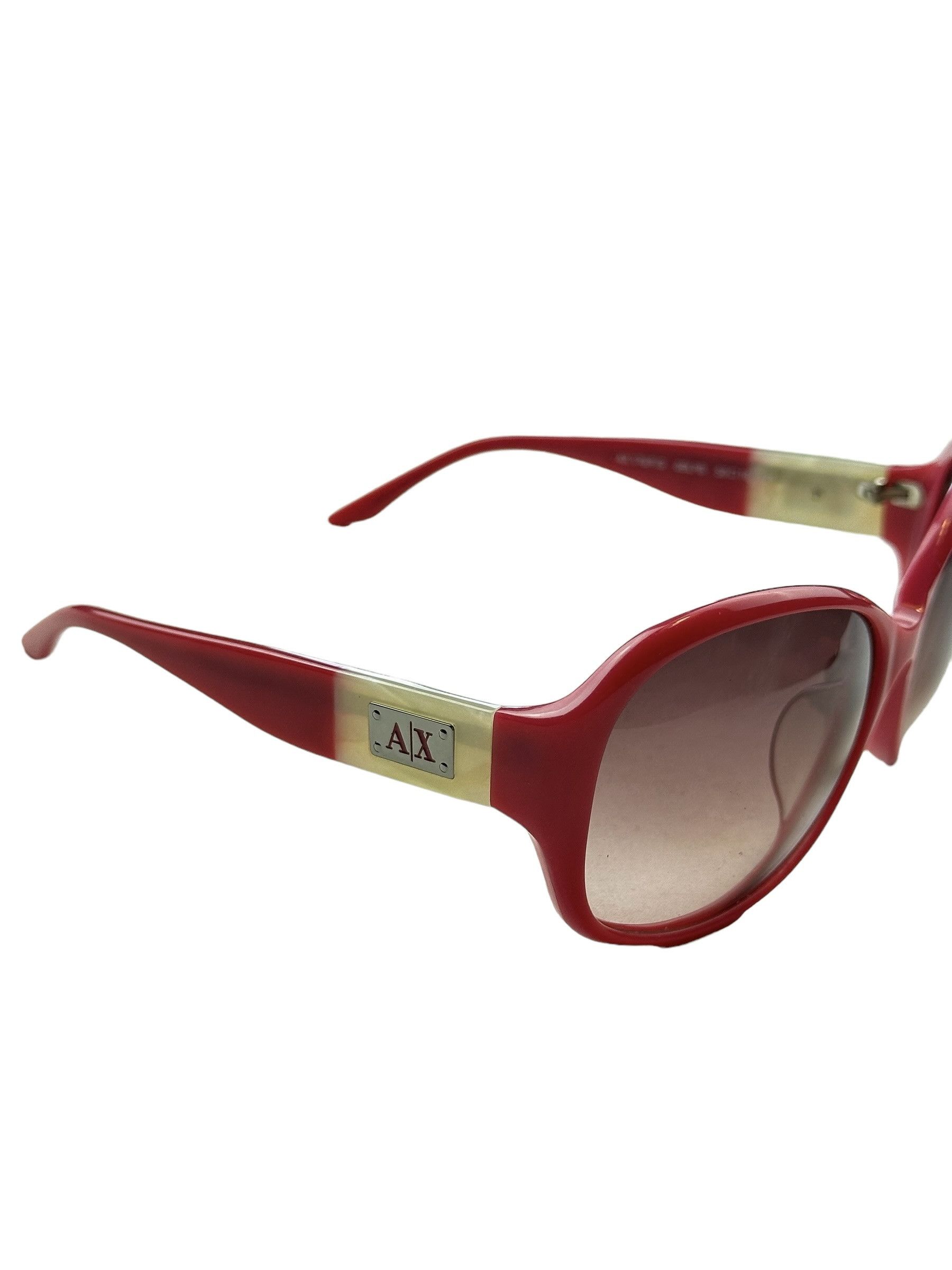 Armani Exchange Armani Pink Round Sunglasses Size ONE SIZE - 5 Thumbnail