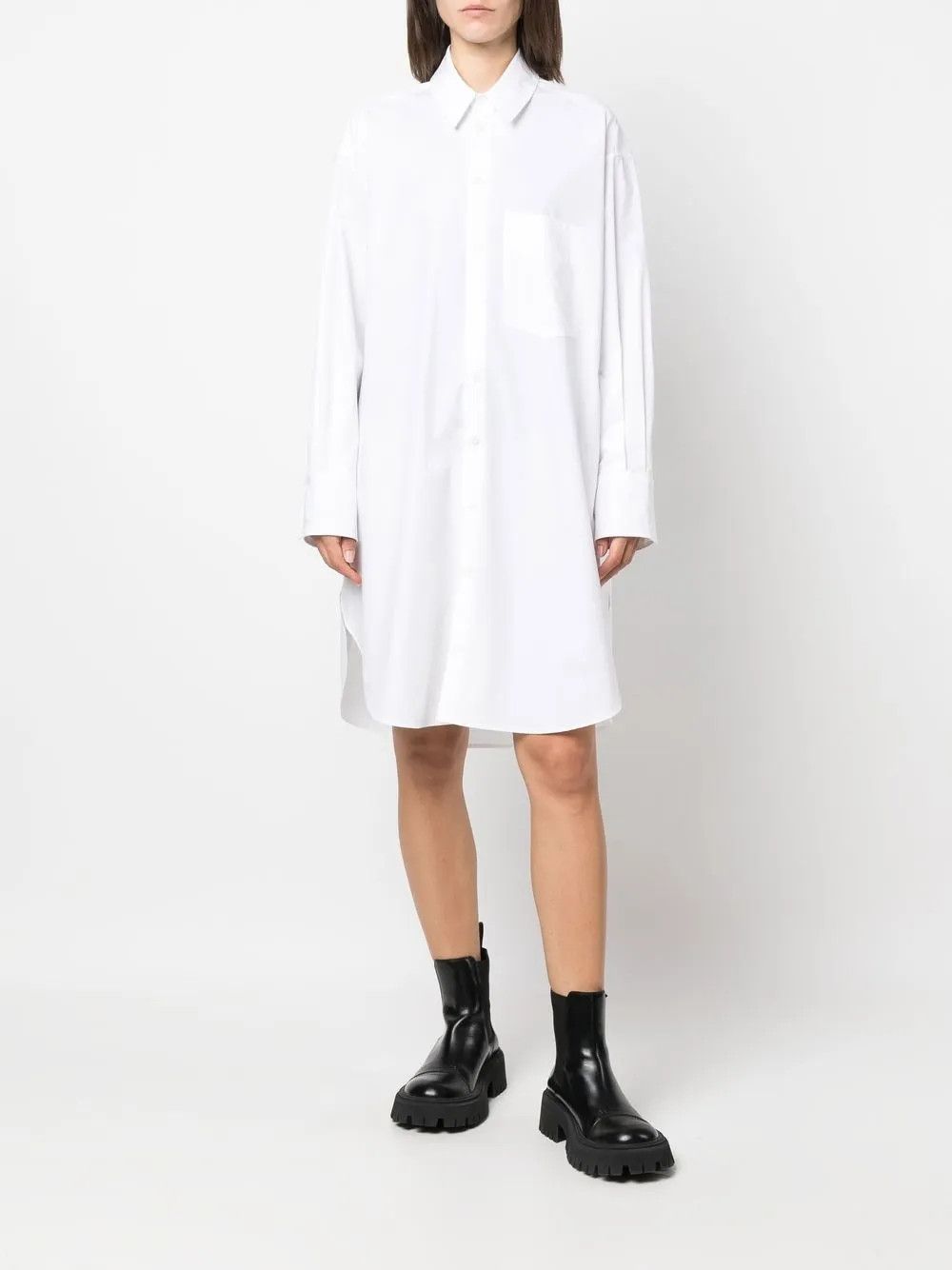 Palm Angels o1y1125 Midi Dress in White Size XS / US 0-2 / IT 36-38 - 3 Thumbnail