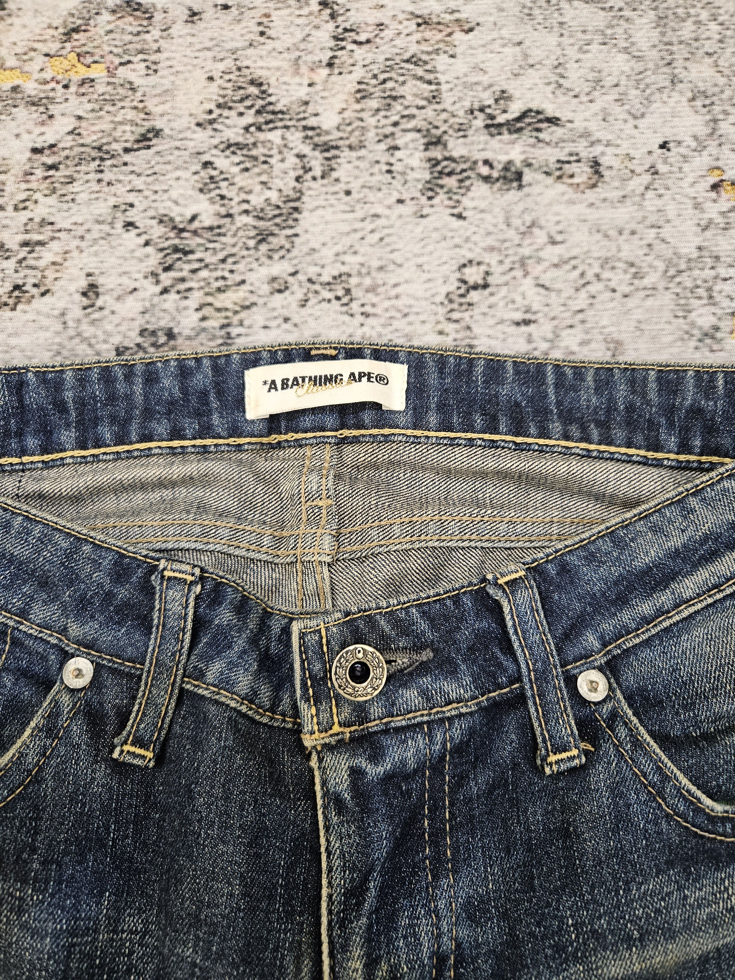 Bape Human Made x BAPE Collaborative Jeans (Women's) 🐒❤️ Size 31" - 8 Thumbnail