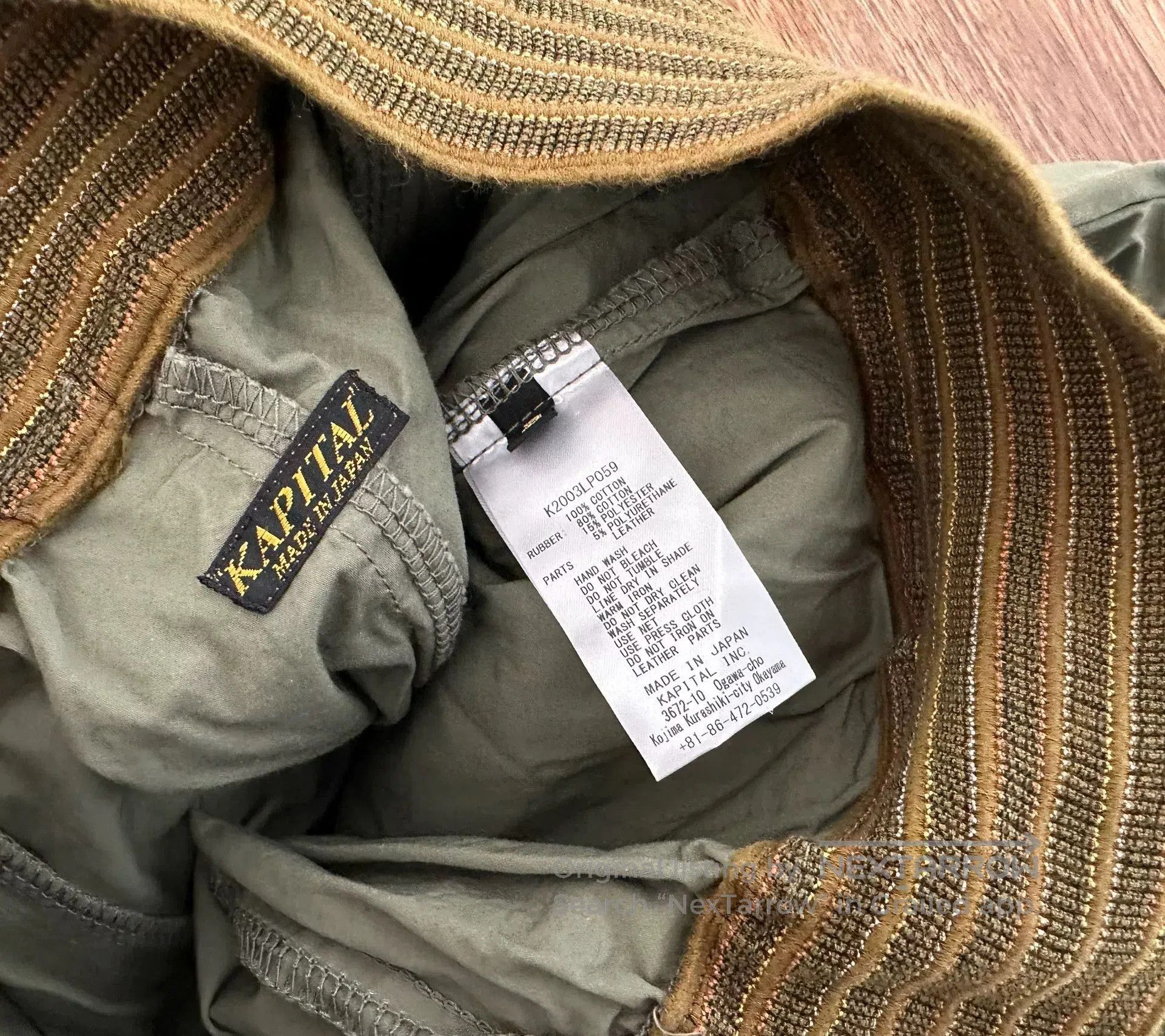 Kapital kapital vintage relaxed fit cargo pants. Size US 30 / EU 46 - 4 Thumbnail