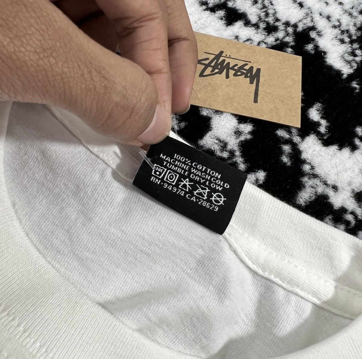 Stussy STUSSY HIGHER STATE TEE IN WHITE SIZE XLARGE Size US XL / EU 56 / 4 - 5 Thumbnail
