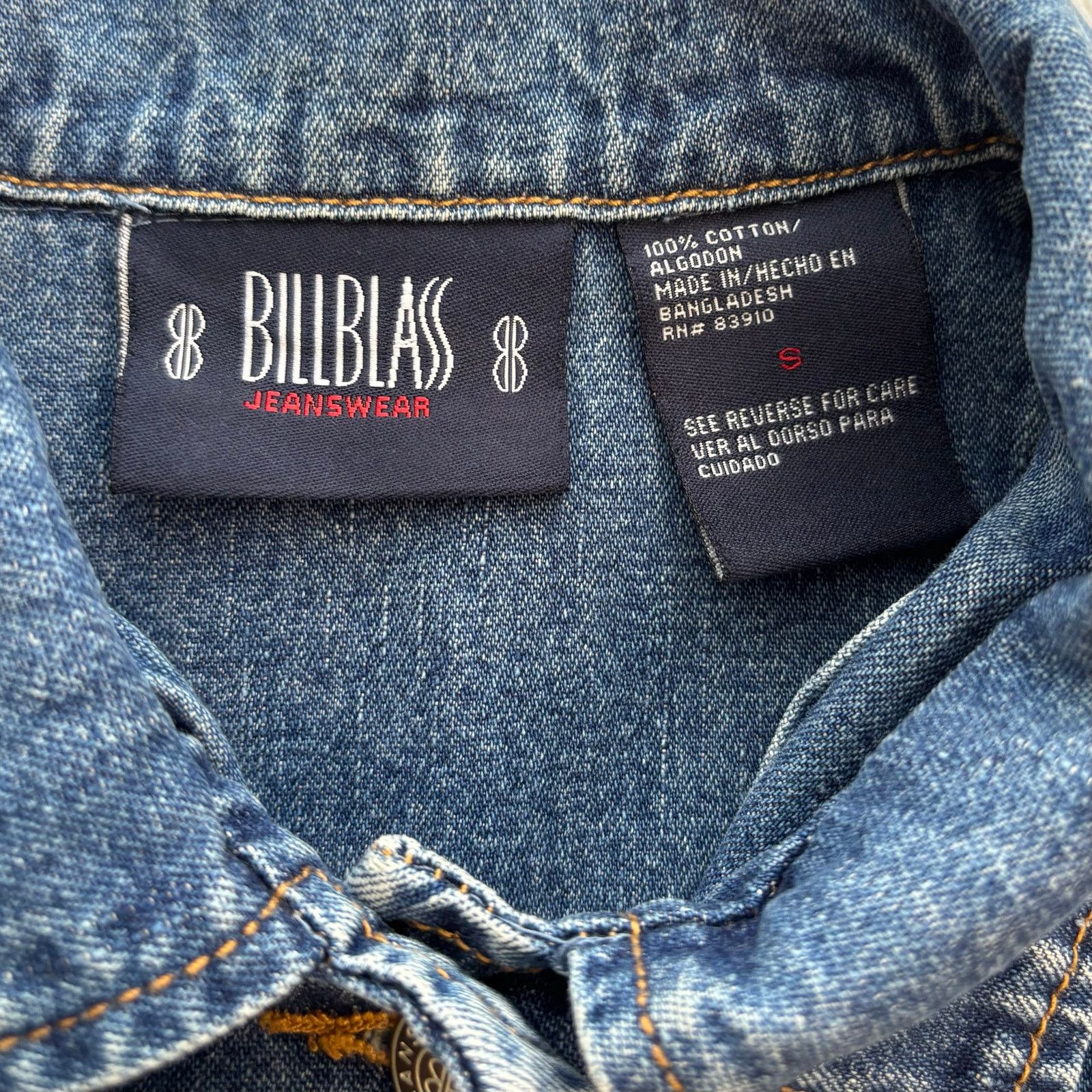 Bill Blass Bill Blass Denim Jacket Size Small Size S / US 4 / IT 40 - 9 Thumbnail