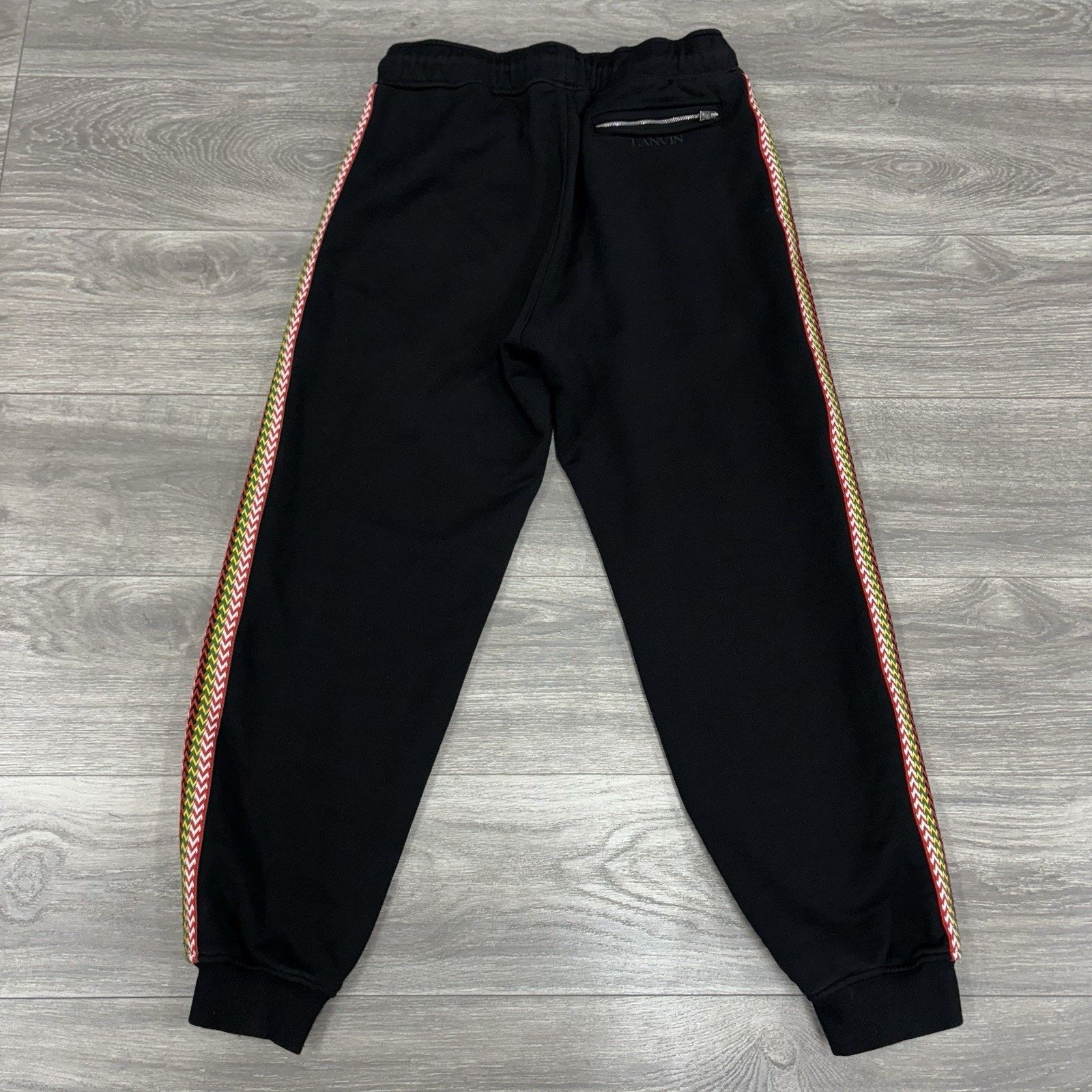 Lanvin Lanvin Curb Lace Sweatpants ' Black Multi Color ' | GREAT! Size US 33 - 6 Thumbnail