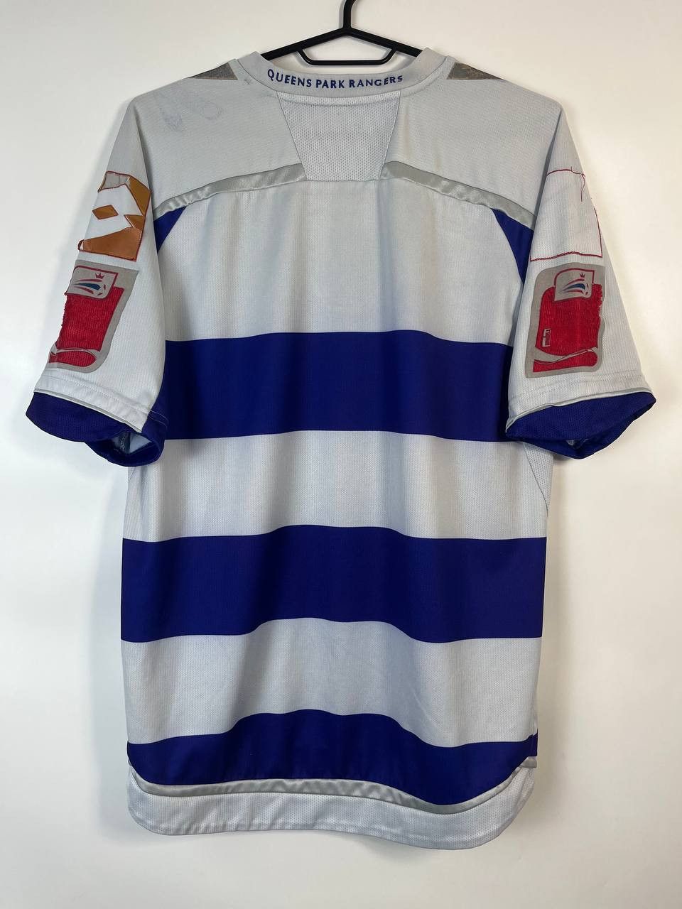 Lotto Sport QUEENS PARK RANGERS 2008 2009 AWAY SHIRT FOOTBALL LOTTO Sz L Size US L / EU 52-54 / 3 - 6 Thumbnail