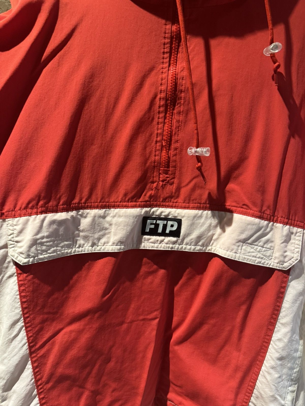 Fuck The Population White/Red FTP Fuck the Population Color Block Anorak Medium Size US M / EU 48-50 / 2 - 3 Thumbnail