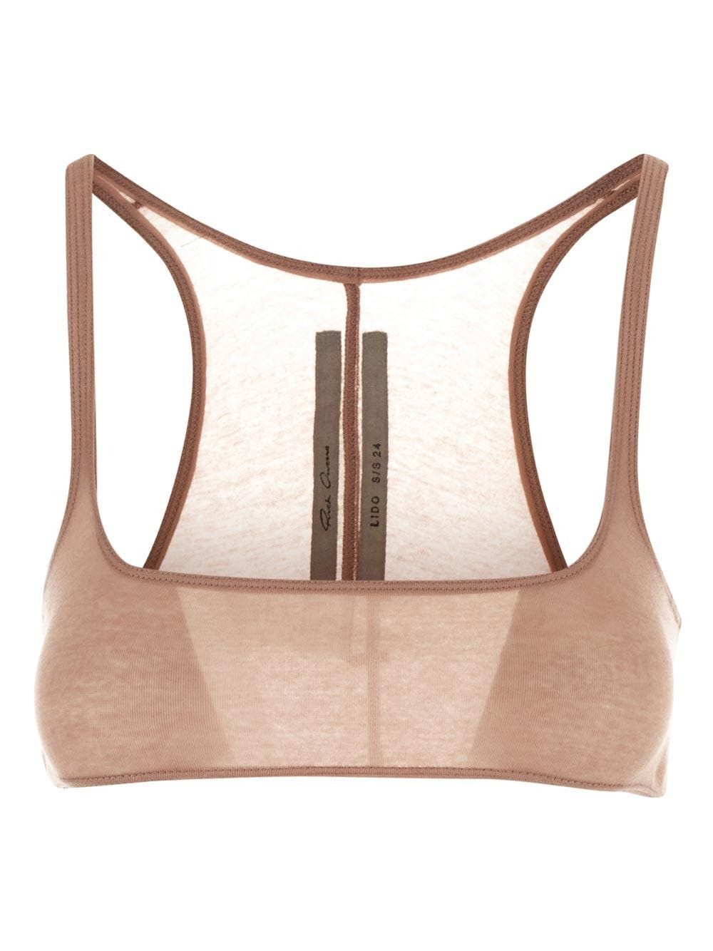 Rick Owens o1y0126 Crop Top in Blush Size S / US 4 / IT 40 - 1 Thumbnail