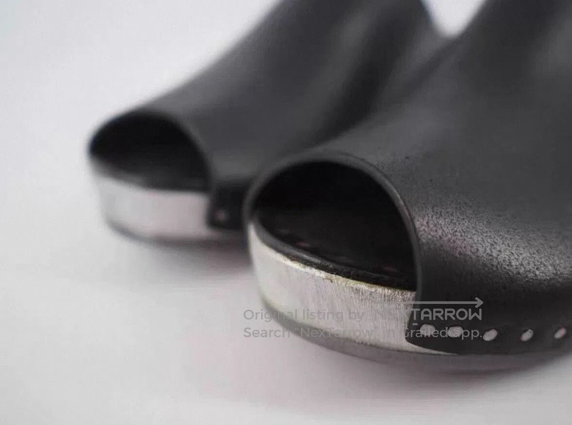 Rick Owens Rick Owens Silver Studded Clog Shoes. Size US 9 / EU 42 - 3 Thumbnail