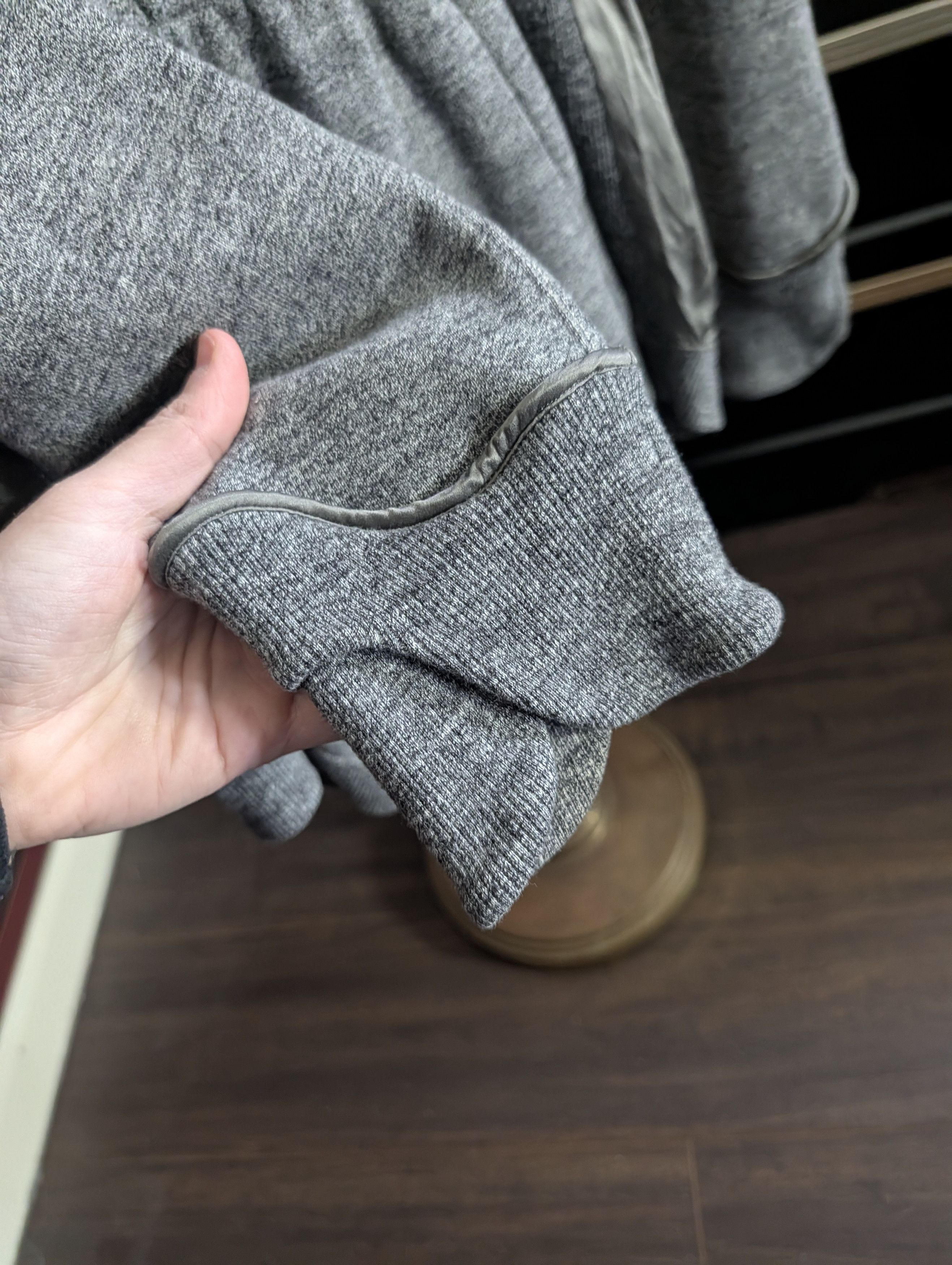 Undercover RARE Vtg silk insert cotton terry cinched waist hoodie Size M / US 6-8 / IT 42-44 - 6 Thumbnail