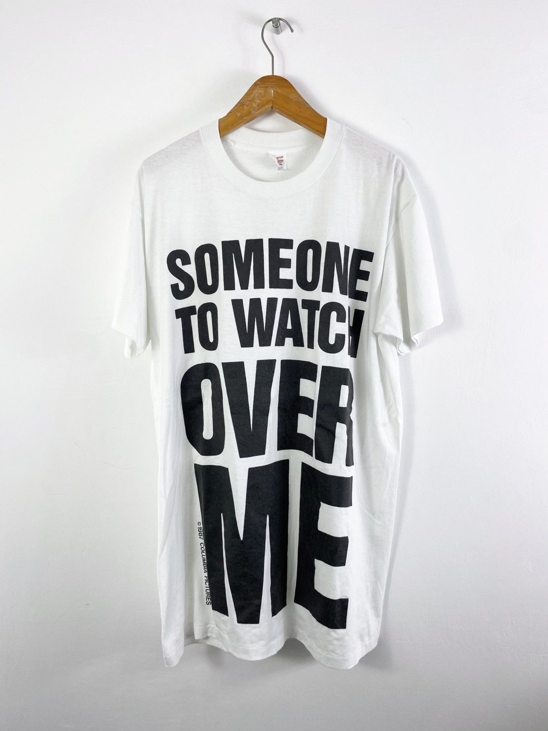 Vintage Rare Vintage 80s Someone to Watch Over Me Movie Tee Size US XL / EU 56 / 4 - 1 Thumbnail