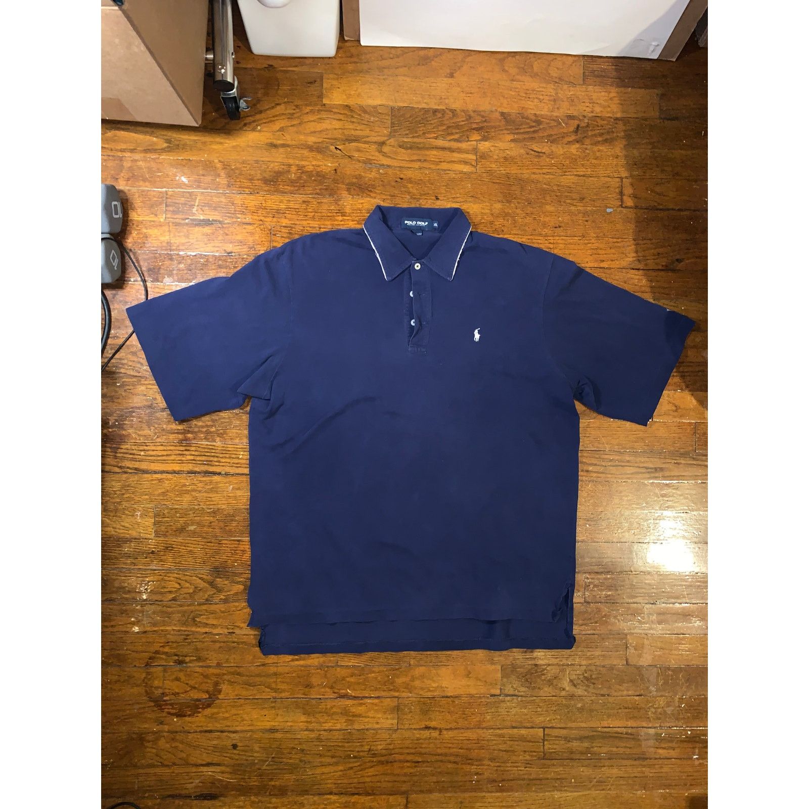 Polo Ralph Lauren Polo Golf Ralph Lauren Navy Blue Polo Shirt XL Prestonwood Size US XL / EU 56 / 4 - 1 Thumbnail