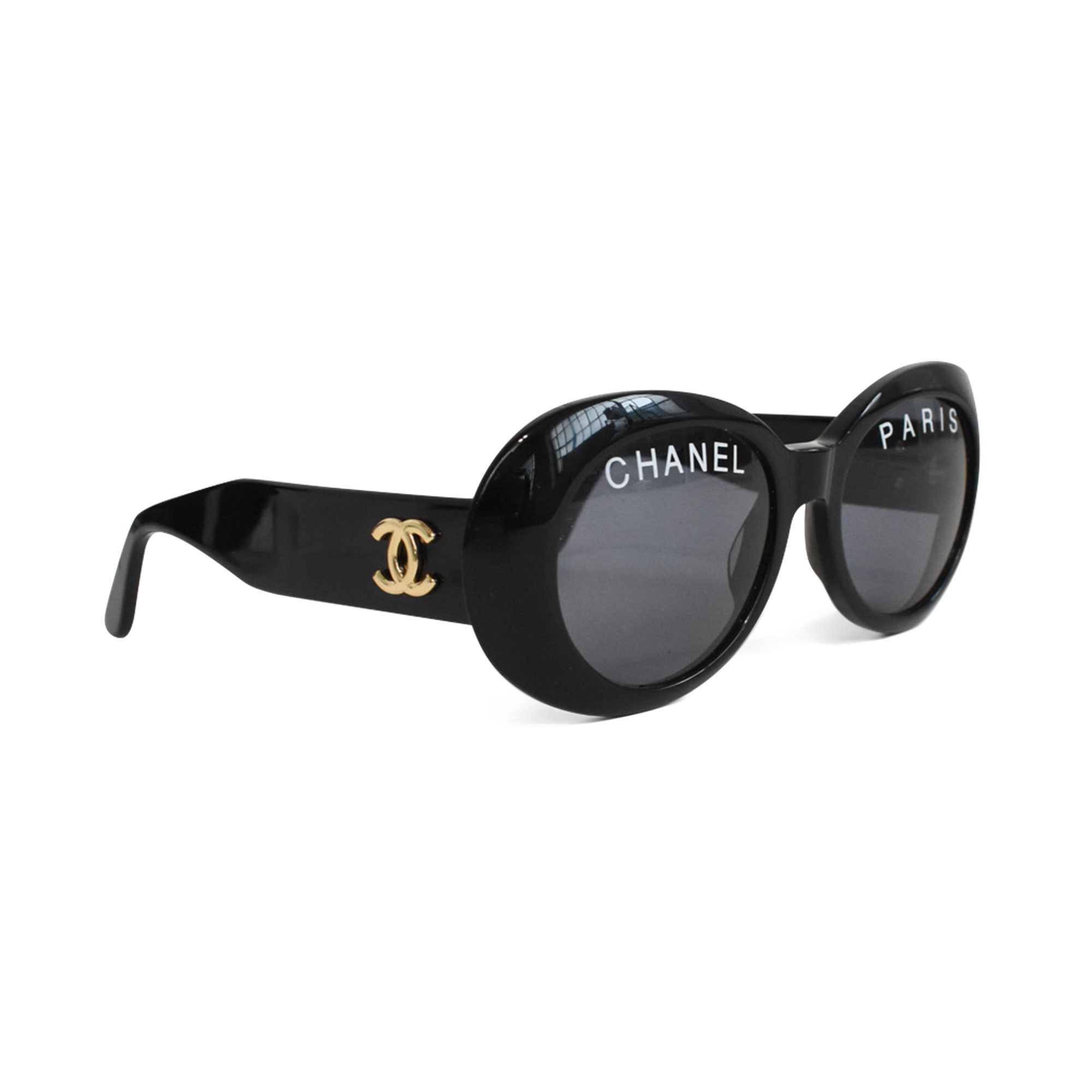 Chanel Chanel 1993 Runway Logo Sunglasses- Rare Vintage! Size ONE SIZE - 1 Thumbnail