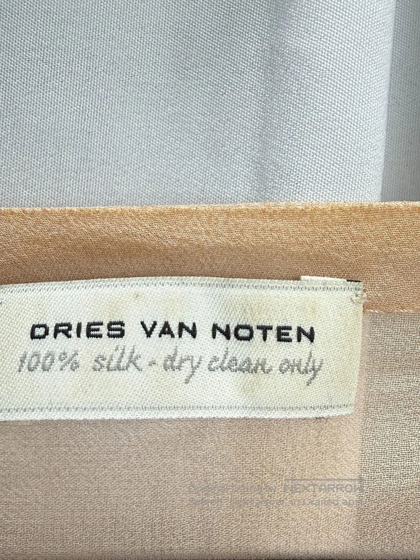Dries Van Noten Dries van Noten Embroidered Floral Silk Cape. Size ONE SIZE - 5 Thumbnail