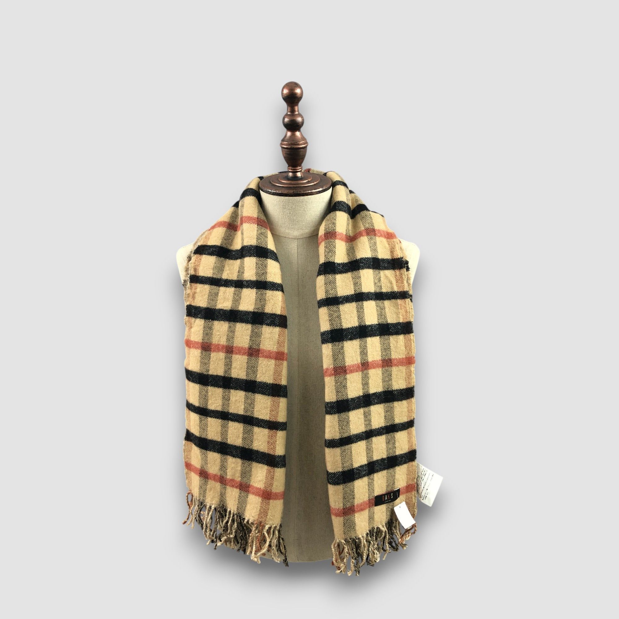 DAKS Vintage DAKS Scarf Muffler Wool Stole Shawls Scarves Size ONE SIZE - 1 Thumbnail