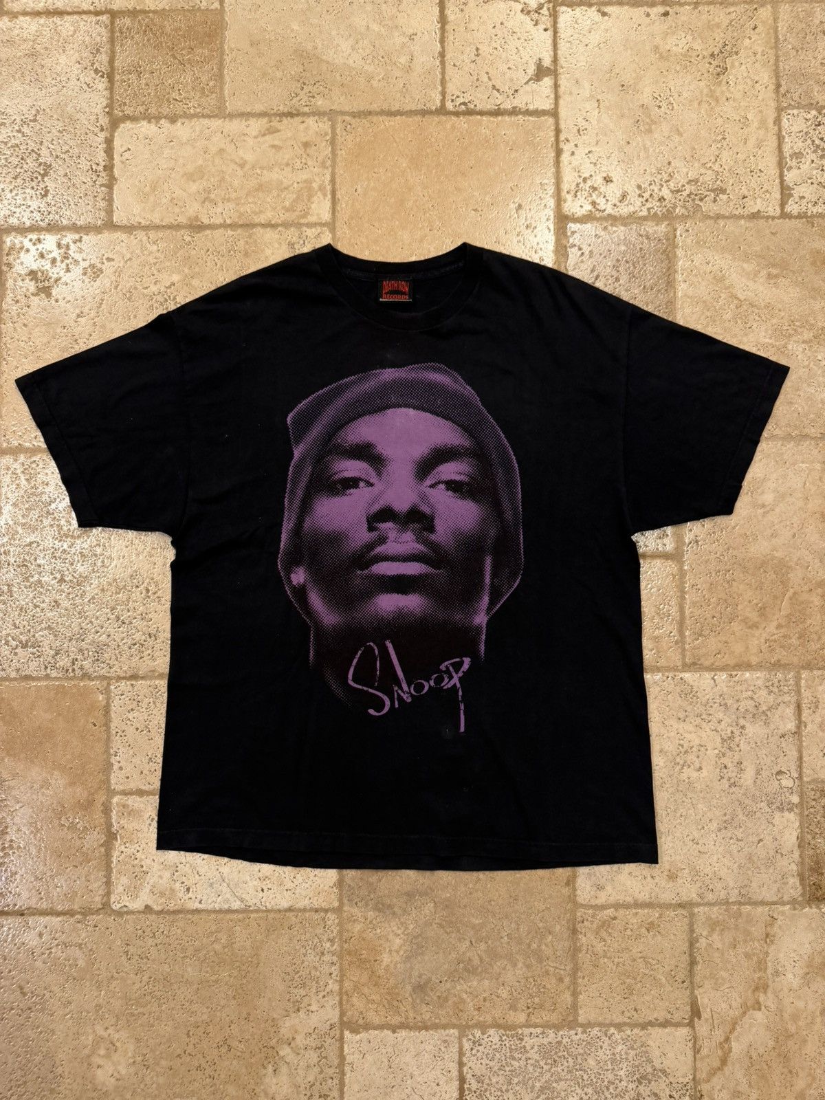 Vintage Vintage Snoop Dogg Death Row 2005 Big Purple Face Rap Tee Size US XXL / EU 58 / 5 - 3 Thumbnail