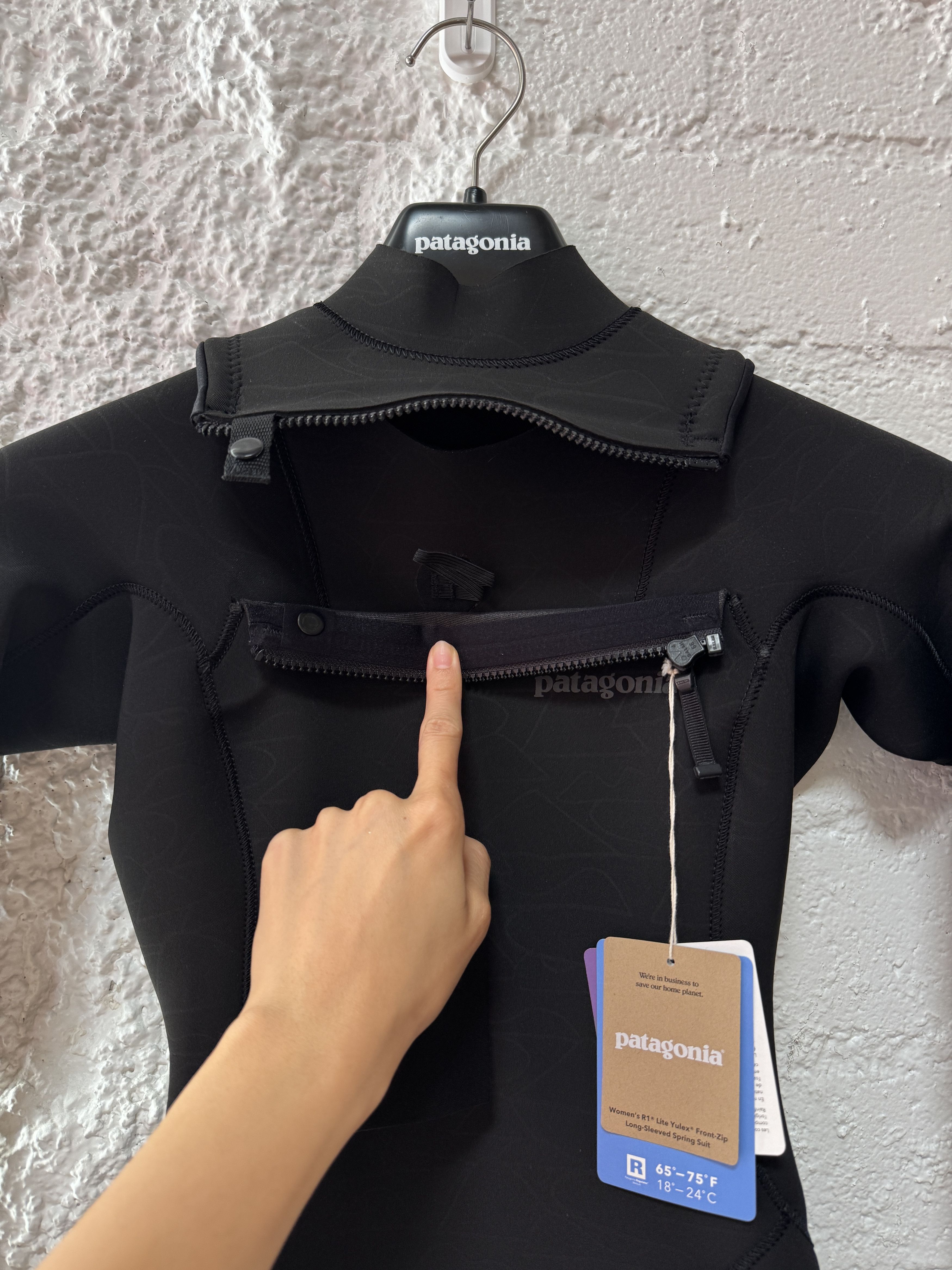 Patagonia W's R1 LITE YULEX FZ Spring WetSuit Sleeves Short Bodysuit Size M / US 6-8 / IT 42-44 - 5 Thumbnail