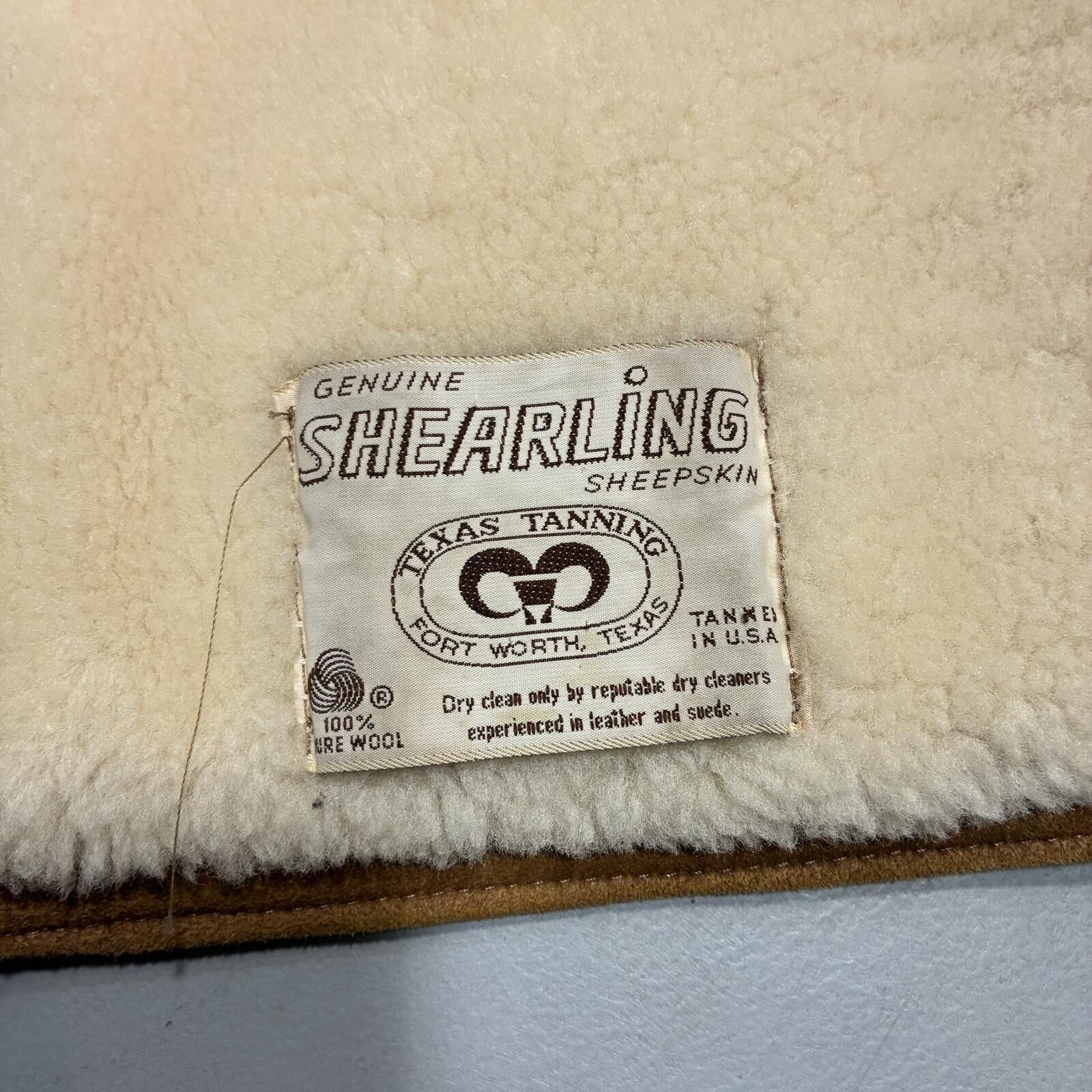 Other Texas Tanning Shearling Rancher Coat 70s Size US L / EU 52-54 / 3 - 9 Thumbnail