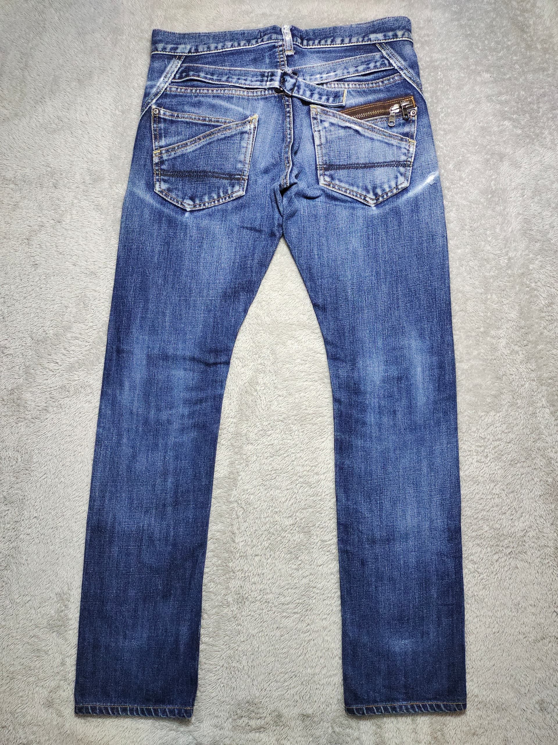 Johnbull JOHNBULL BUCKLE BACK STRAIGHT CUT JEANS Size 30" / US 8 / IT 44 - 2 Thumbnail