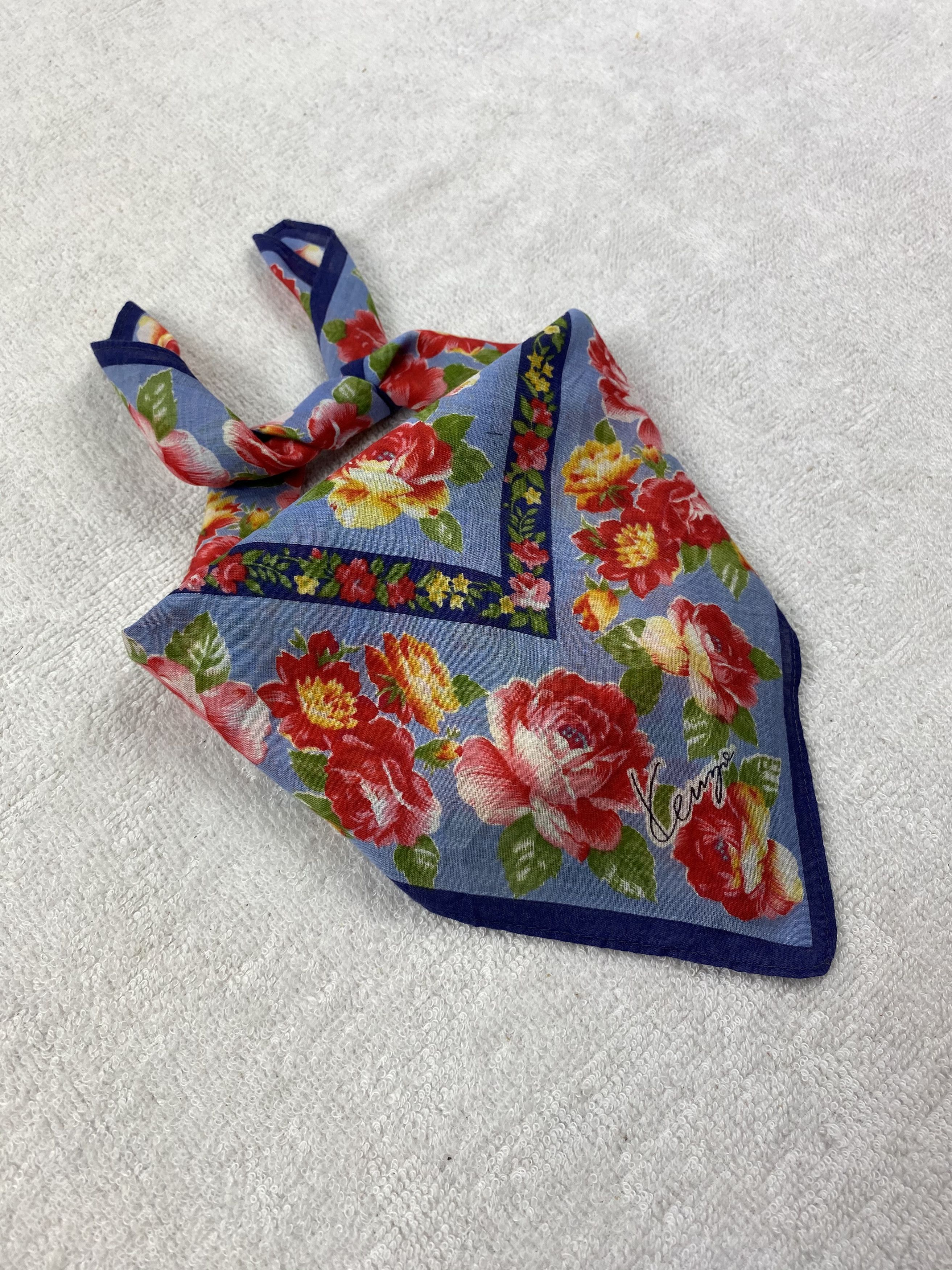 Kenzo × Vintage Kenzo Handkerchief / Bandana / Neckerchief Size ONE SIZE - 1 Thumbnail