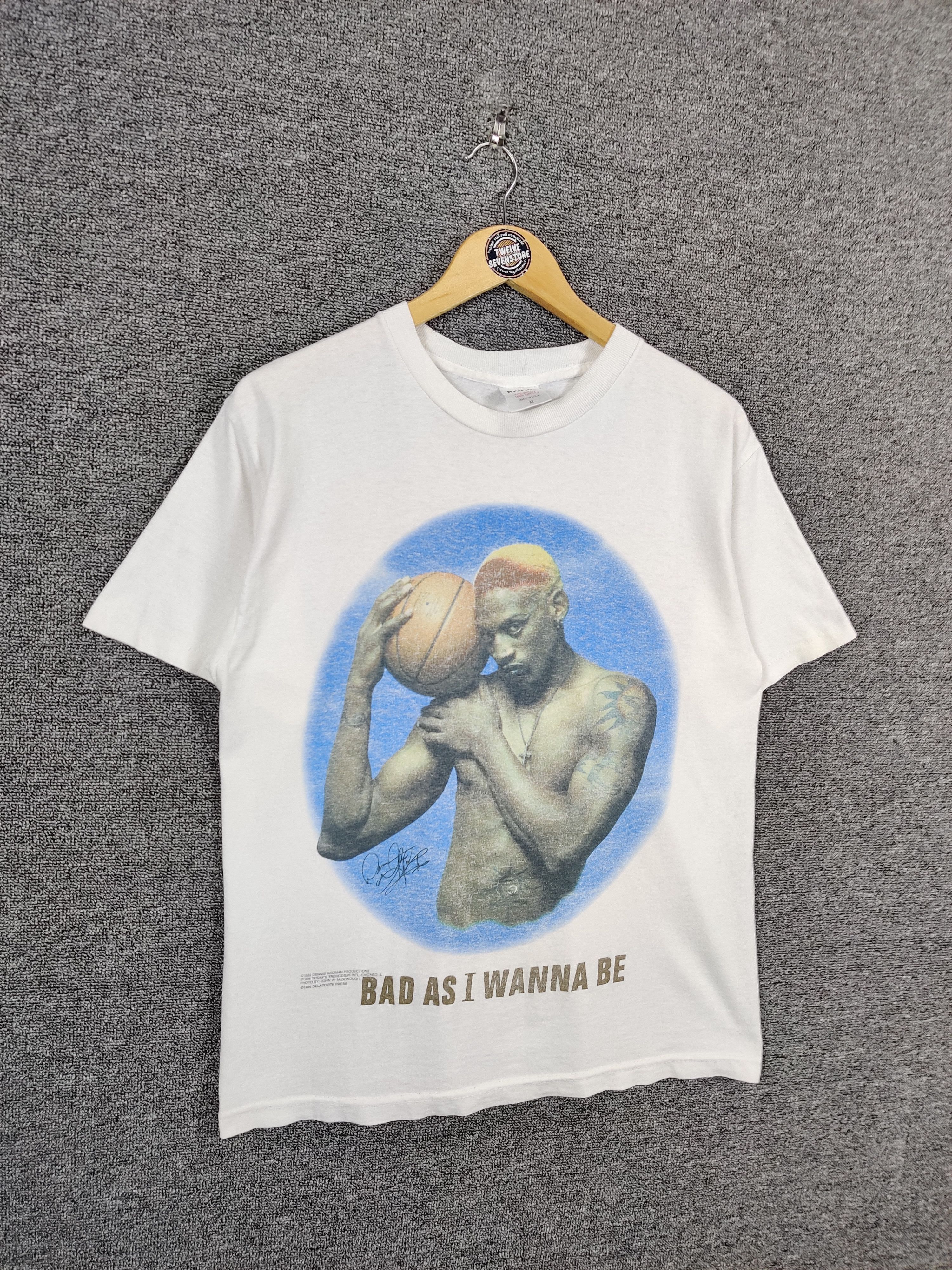 Vintage Vintage 90s Dennis Rodman Bad As I Wanna Be Tshirt Size US M / EU 48-50 / 2 - 5 Thumbnail