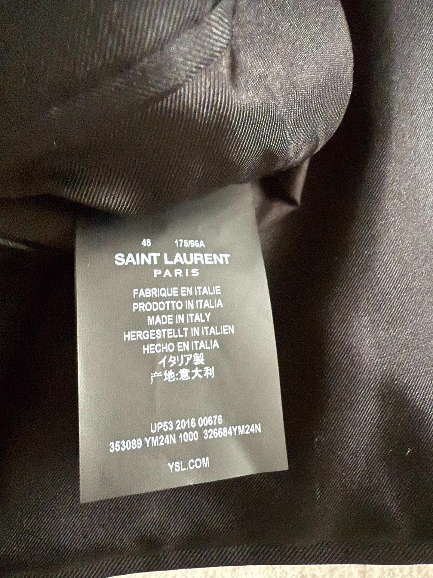 Saint Laurent Paris Saint Laurent SLP Blazer Ｑ23 Size 48R - 4 Thumbnail