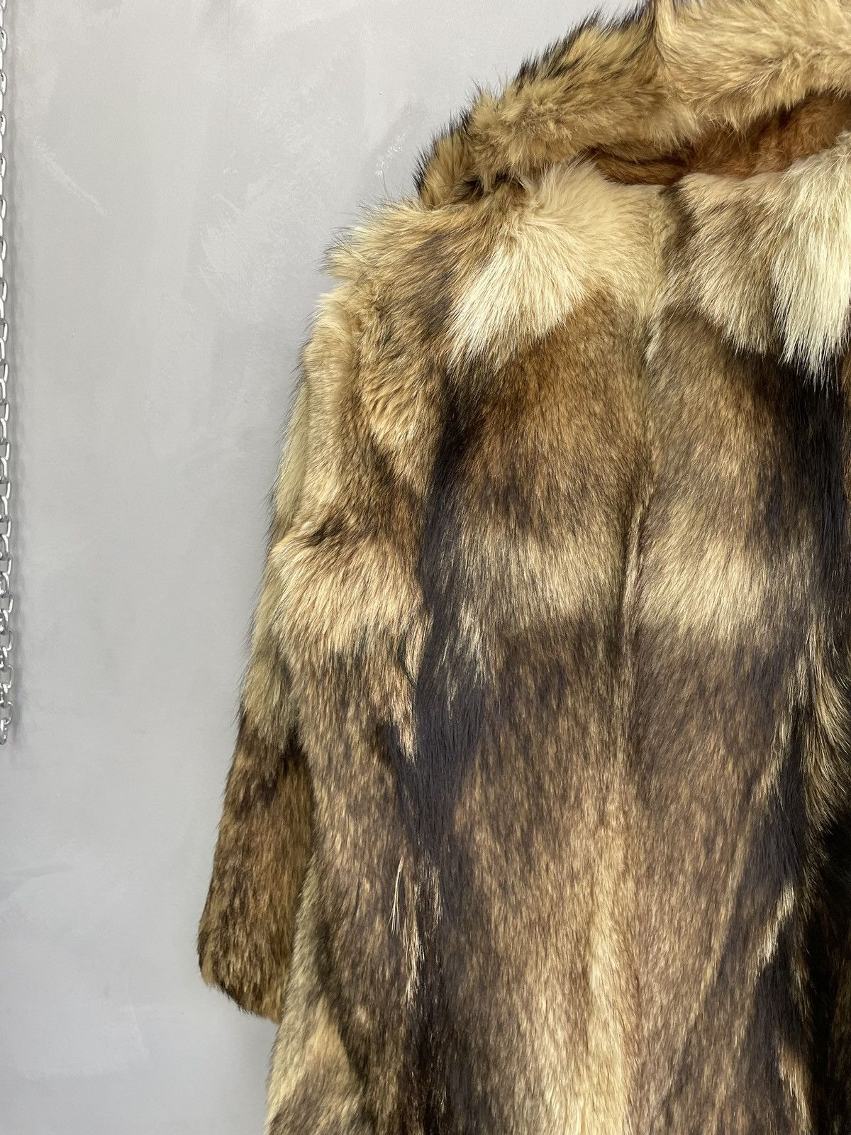 Le Grande Bleu (L.G.B.) Rare real Fur if six was nine style hype jacket coat Size US M / EU 48-50 / 2 - 9 Thumbnail