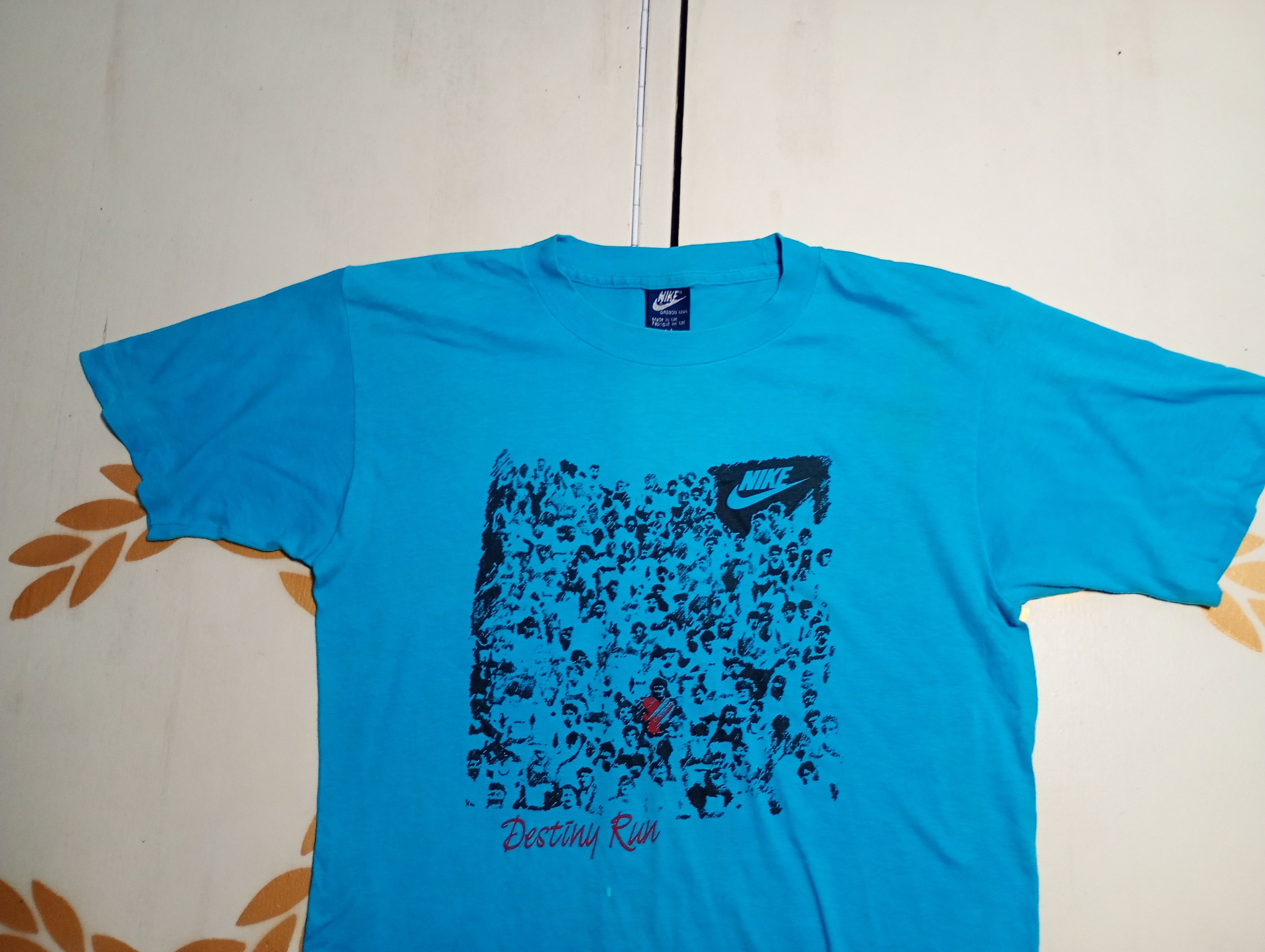 Nike × Vintage Nike Destiny Run T-Shirt Vintage 80's Size US M / EU 48-50 / 2 - 4 Thumbnail