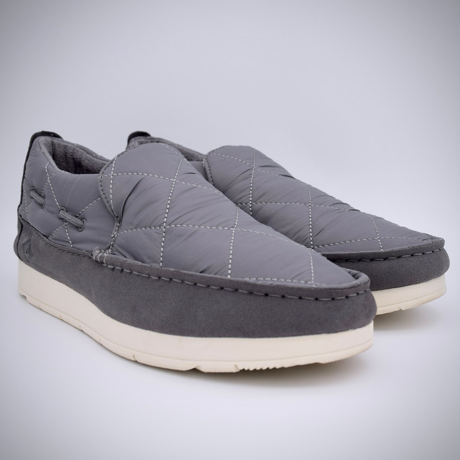 Sperry Sperry Quilted MocSider Slip On Shoes 9.5 Gray Nylon Size US 9.5 / EU 42-43 - 6 Thumbnail