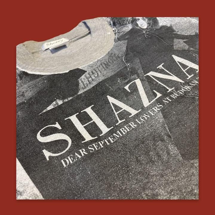 Vintage vintage 80s Japanese Band Shazna Overprint tee Size US M / EU 48-50 / 2 - 4 Thumbnail