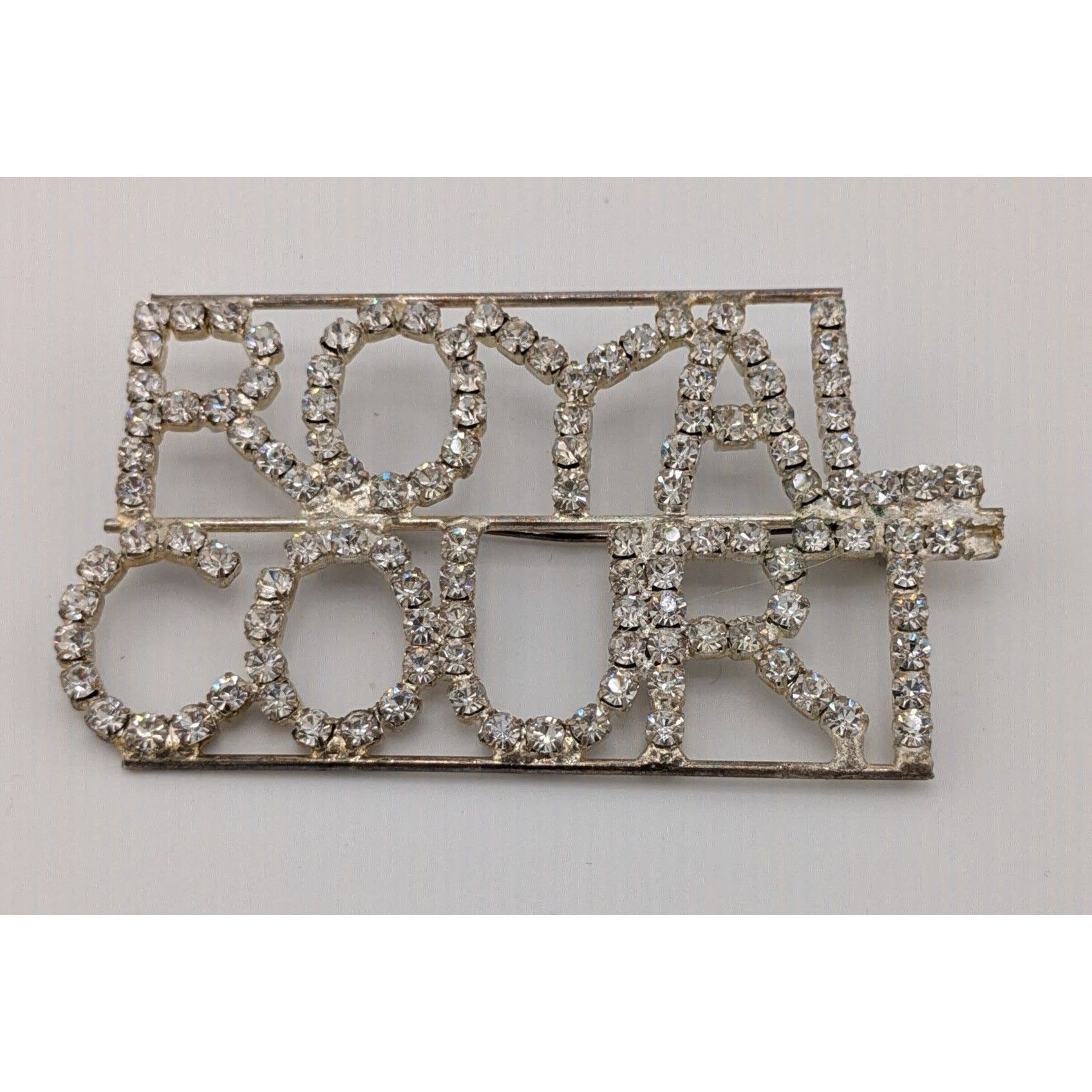Other Vintage Royal Court Rhinestone Silver Tone Brooch Size ONE SIZE - 5 Thumbnail