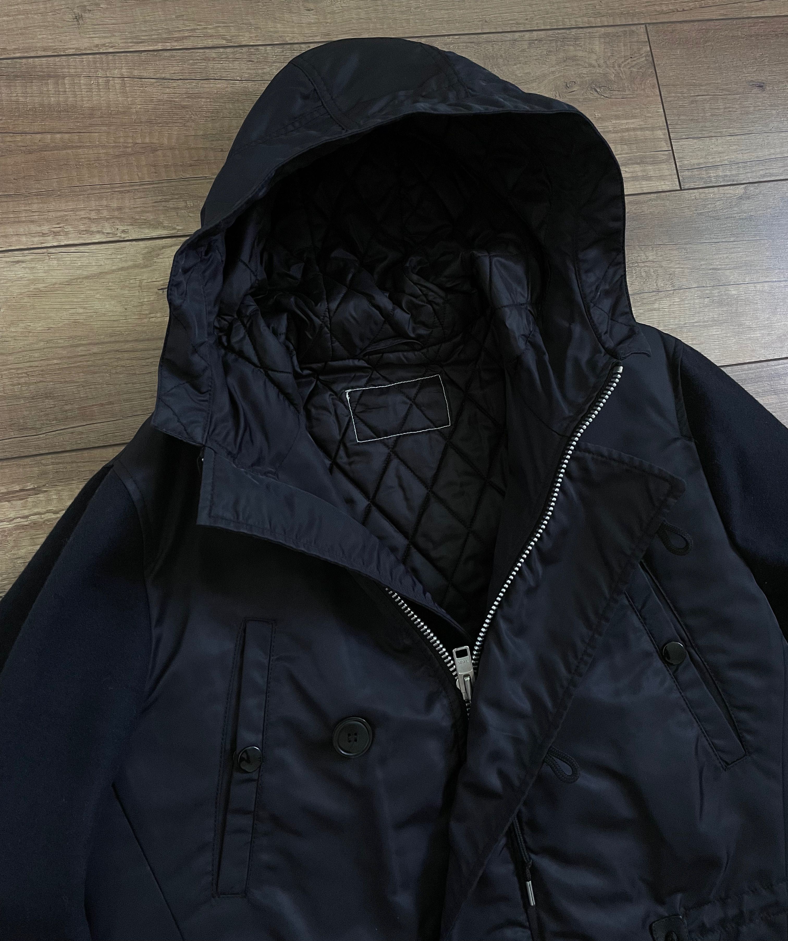 DEPARTMENT5 Department 5 DEPT 5 Hooded Wool Nylon N3B Parka Coat Jacket Size US L / EU 52-54 / 3 - 5 Thumbnail