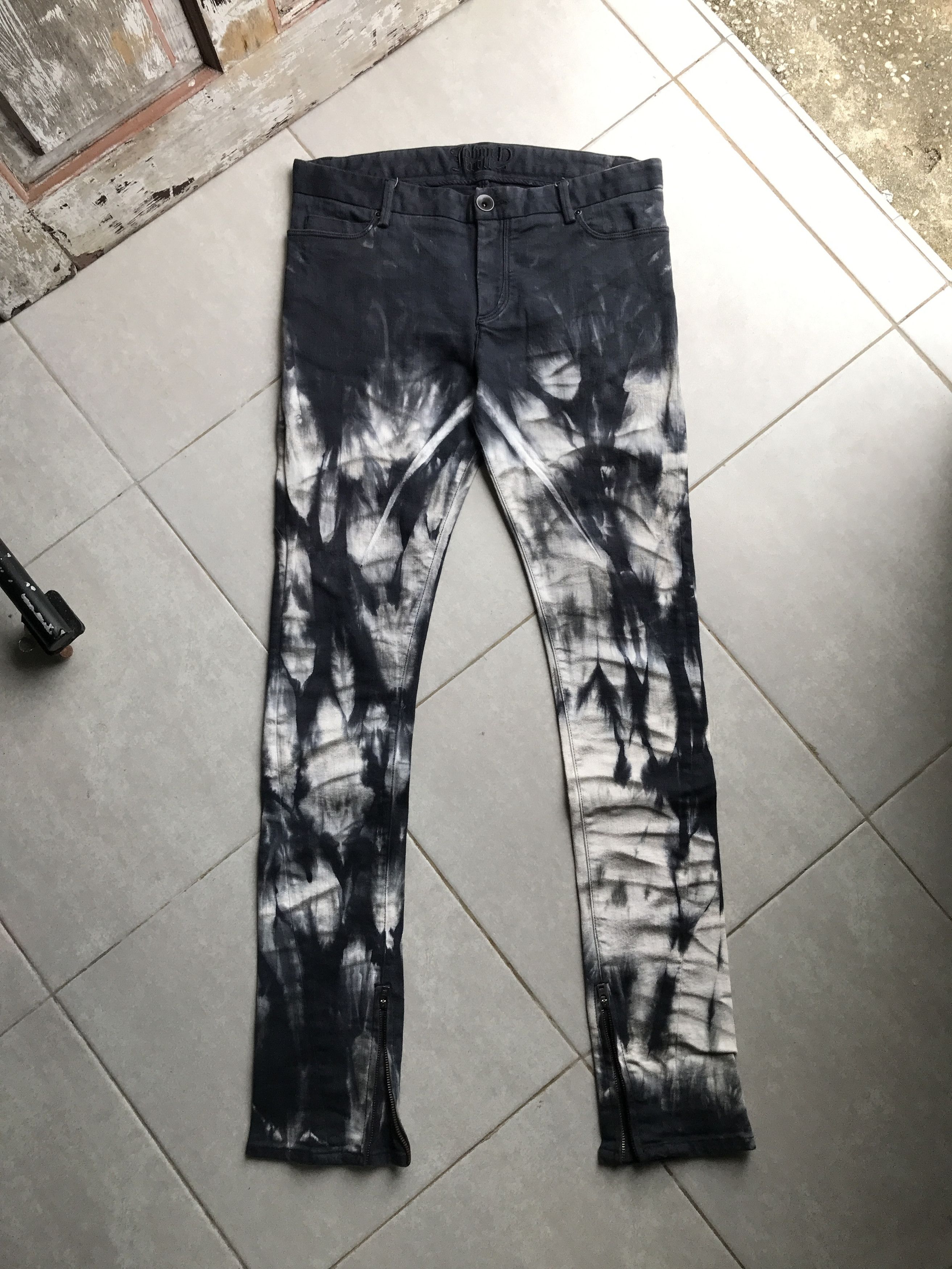 Japanese Brand Johny wolf smoky dye jeans Size US 33 - 2 Thumbnail
