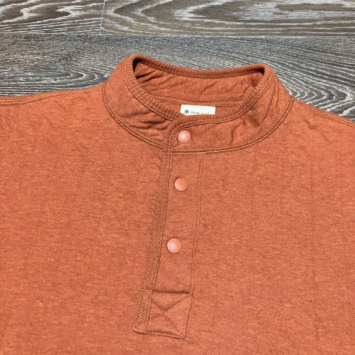 Snow Peak SNOW PEAK Natural Warm Stretch Pullover 1/3 Button Up Orange Size US S / EU 44-46 / 1 - 5 Thumbnail