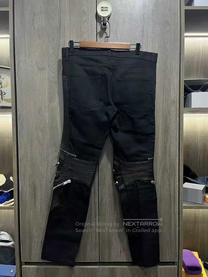Saint Laurent Paris Saint Laurent Paris size M Zipper Biker Leather Pants Size US 32 / EU 48 - 7 Thumbnail