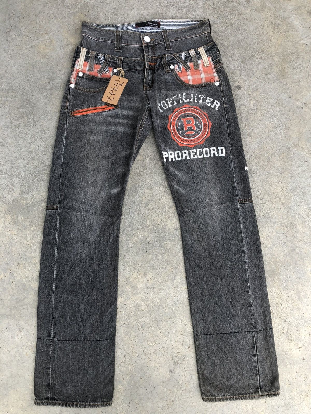 Hysteric Glamour Dominate Hancrafted Double Waist Big Logo Distressed Size US 30 / EU 46 - 1 Thumbnail