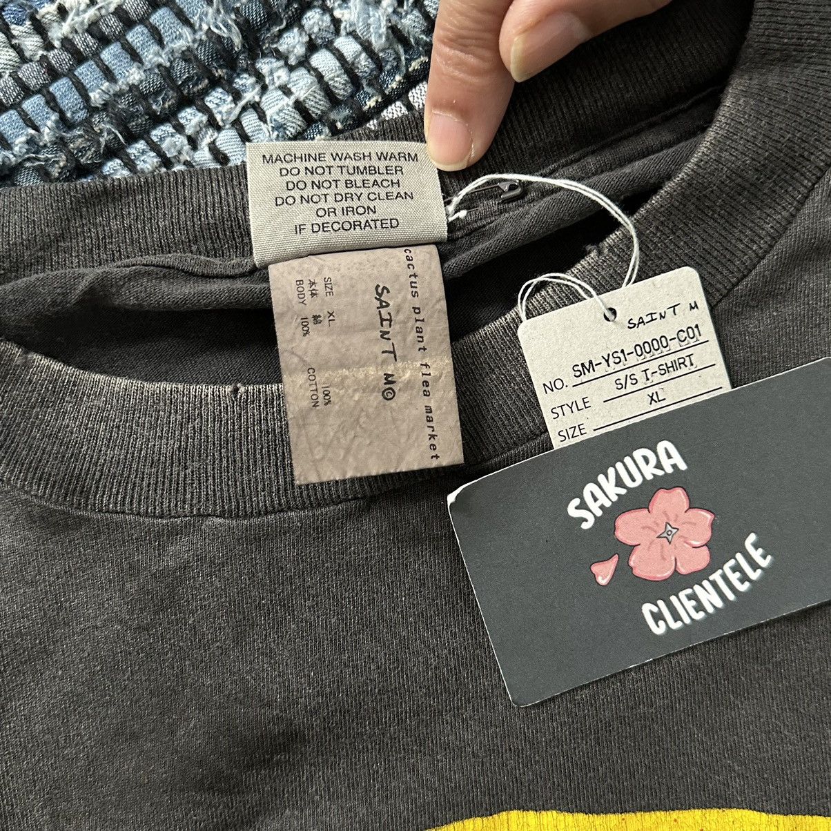 Cactus Plant Flea Market × Japanese Brand × Saint Michael Saint Michael CPFM Mxxxxx Cactus Plant Flea Market Tee Shirt Size US XL / EU 56 / 4 - 3 Thumbnail