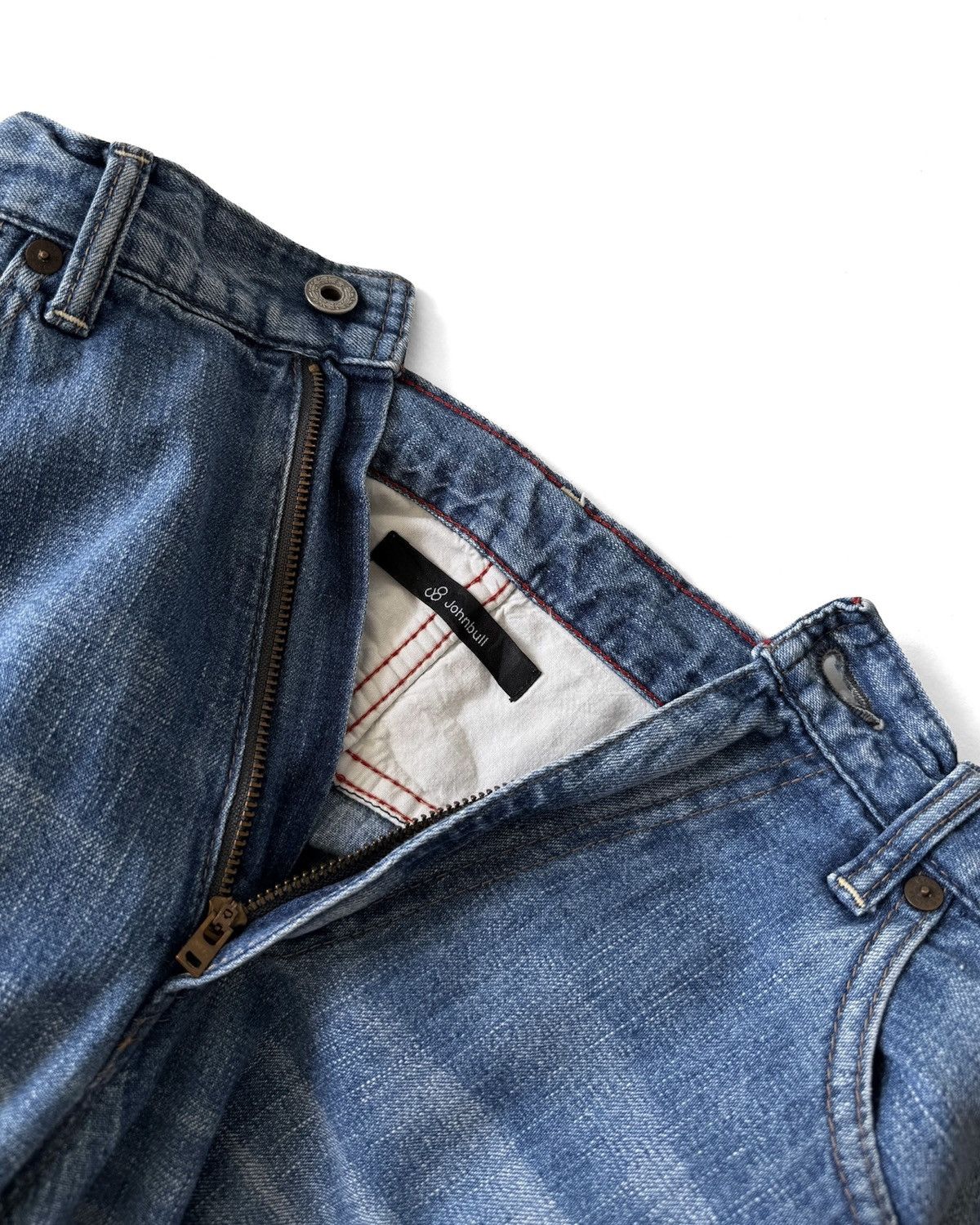 Johnbull JOHNBULL SELVAGE DENIM WIDE JEANS Size US 32 / EU 48 - 3 Thumbnail