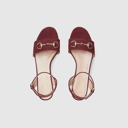 Gucci o1loc1c0326 794718 Women's Horsebit Flatform Sandals Size US 8 / IT 38 - 5 Thumbnail