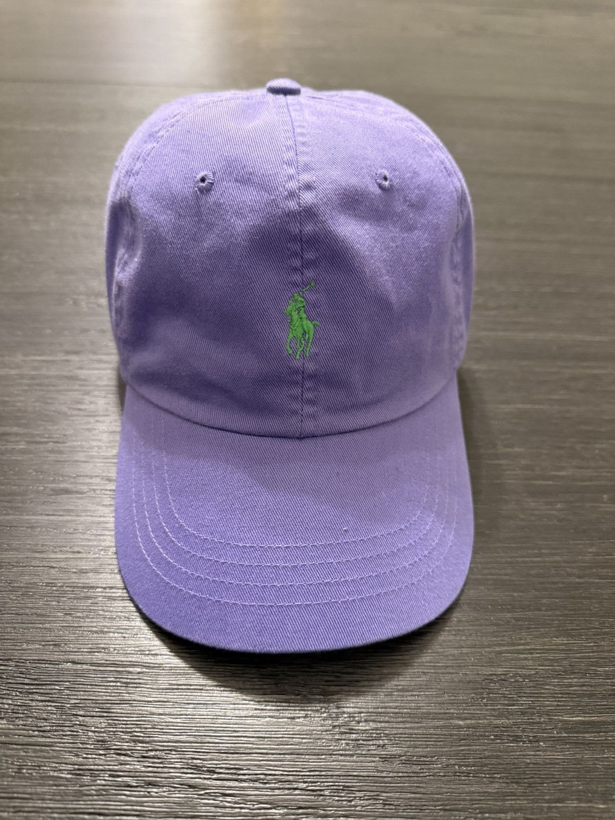 Polo Ralph Lauren Vintage Polo Ralph Lauren Purple Strapback Hat Size ONE SIZE - 2 Thumbnail