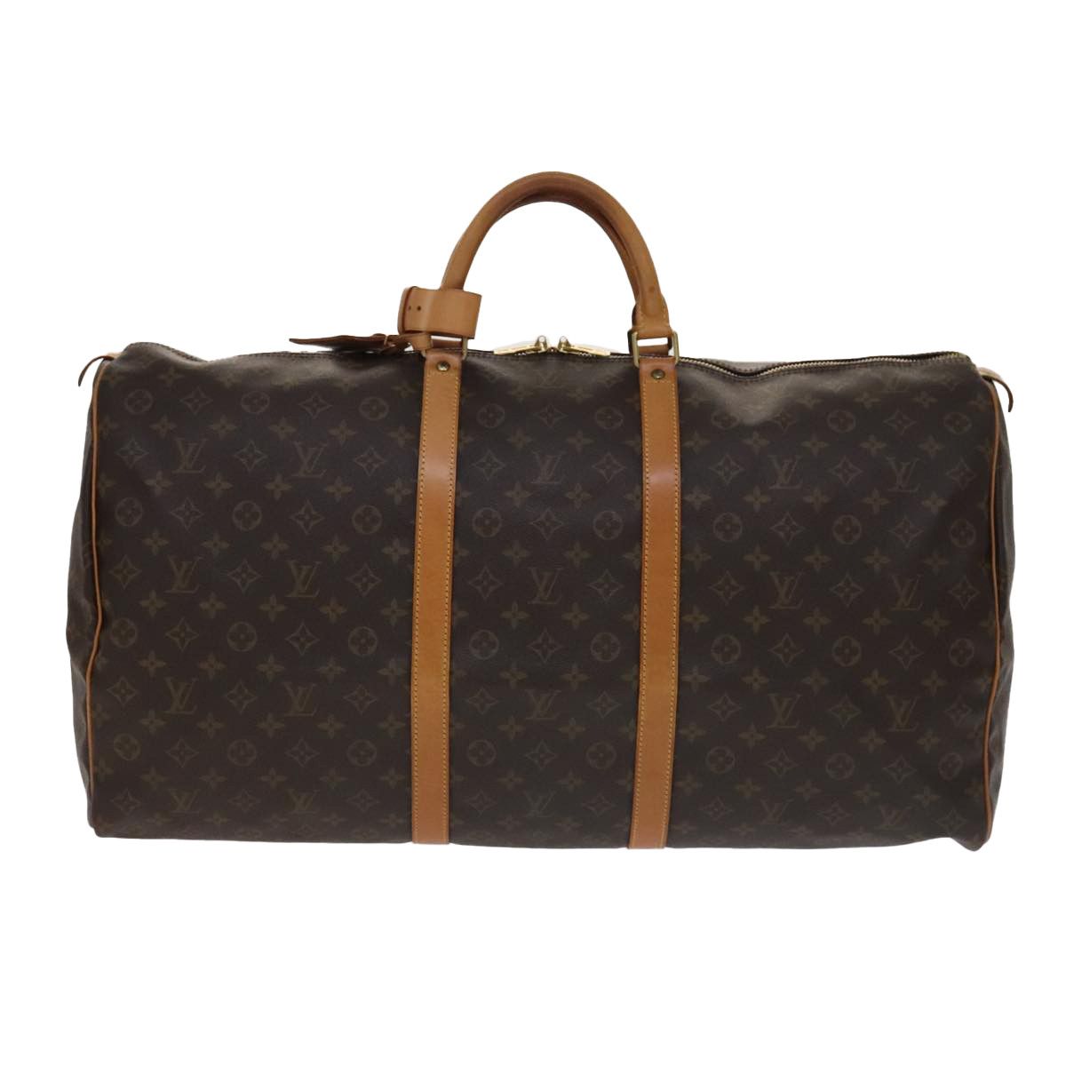 Louis Vuitton Keepall 60 Brown Canvas Travel Bag (Pre-Owned) Size ONE SIZE - 1 Thumbnail