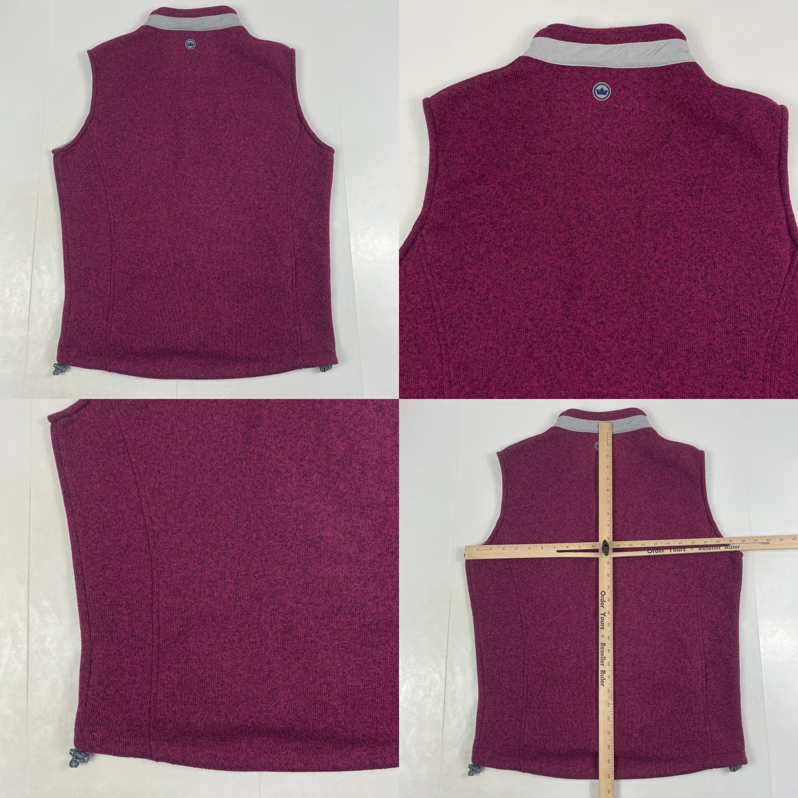 Peter Millar VINTAGE Peter Millar Vest Womens Medium Purple Golf Full Zip Lined Golfing Trail Hiking Size M / US 6-8 / IT 42-44 - 8 Thumbnail