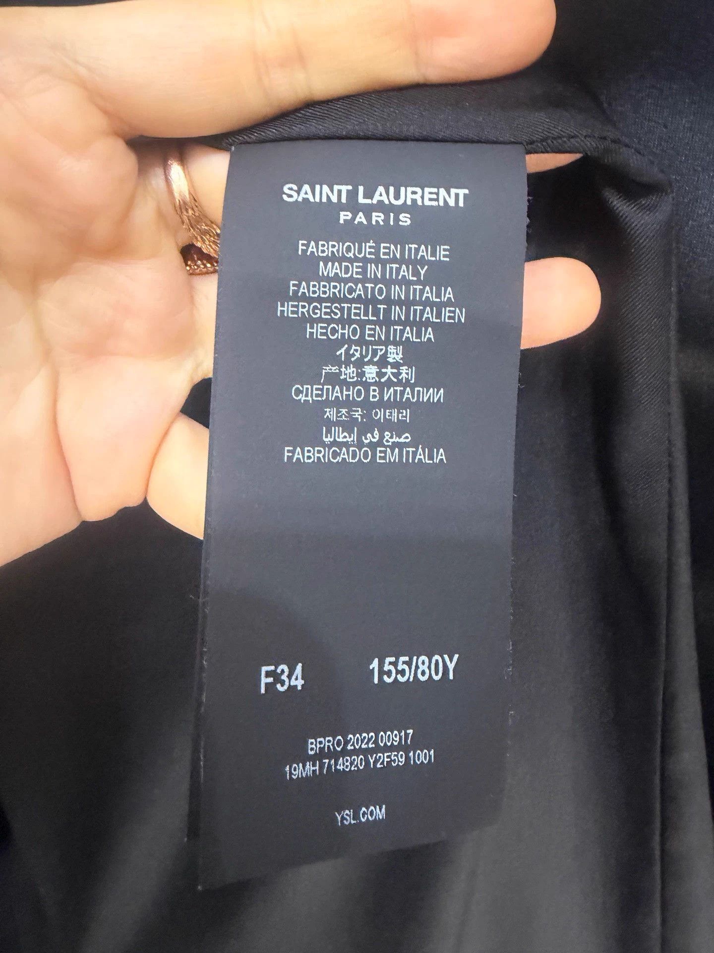 Saint Laurent Paris SLP Classic Tux Wool Felt Cloak FR34 Size XS / US 0-2 / IT 36-38 - 4 Thumbnail