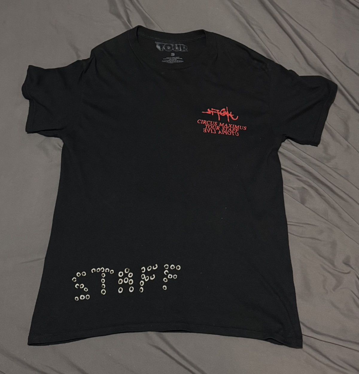 Travis Scott Travis scott rare staff tee london Size US S / EU 44-46 / 1 - 1 Thumbnail