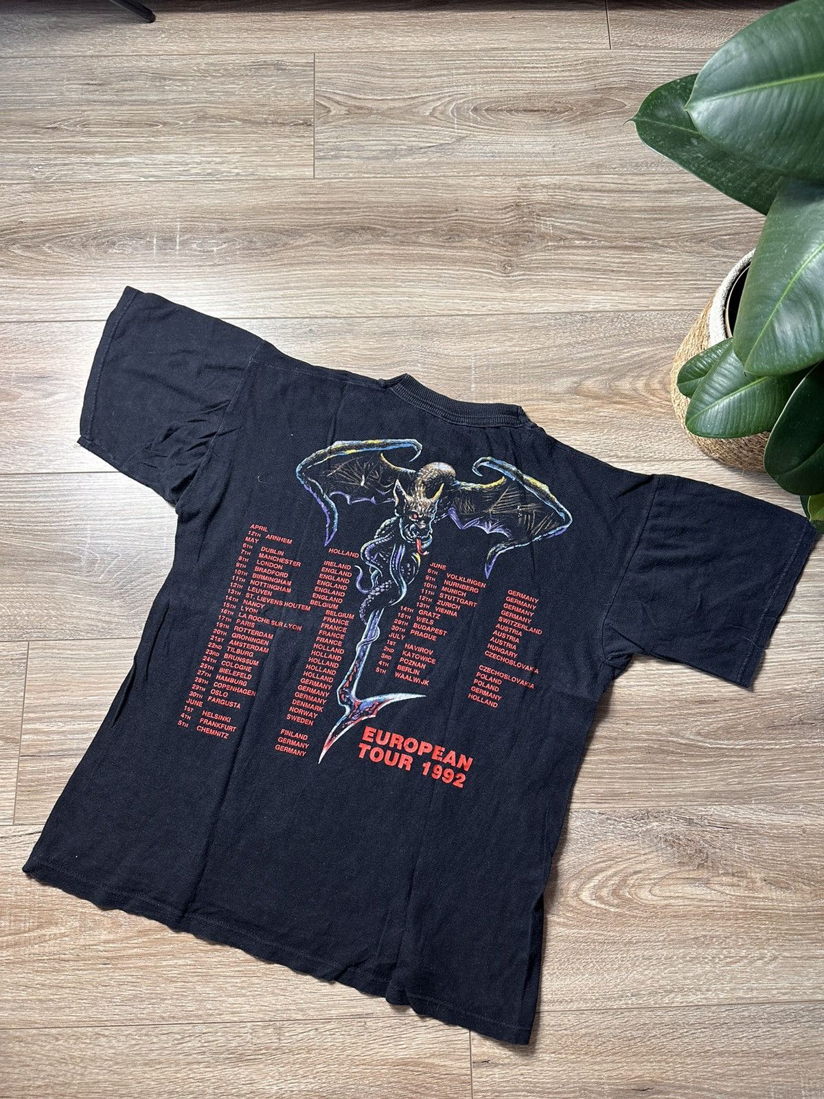 Band Tees × Vintage Vintage 1992 Obituary The End Complete Tour Band Tshirt Size US L / EU 52-54 / 3 - 10 Thumbnail