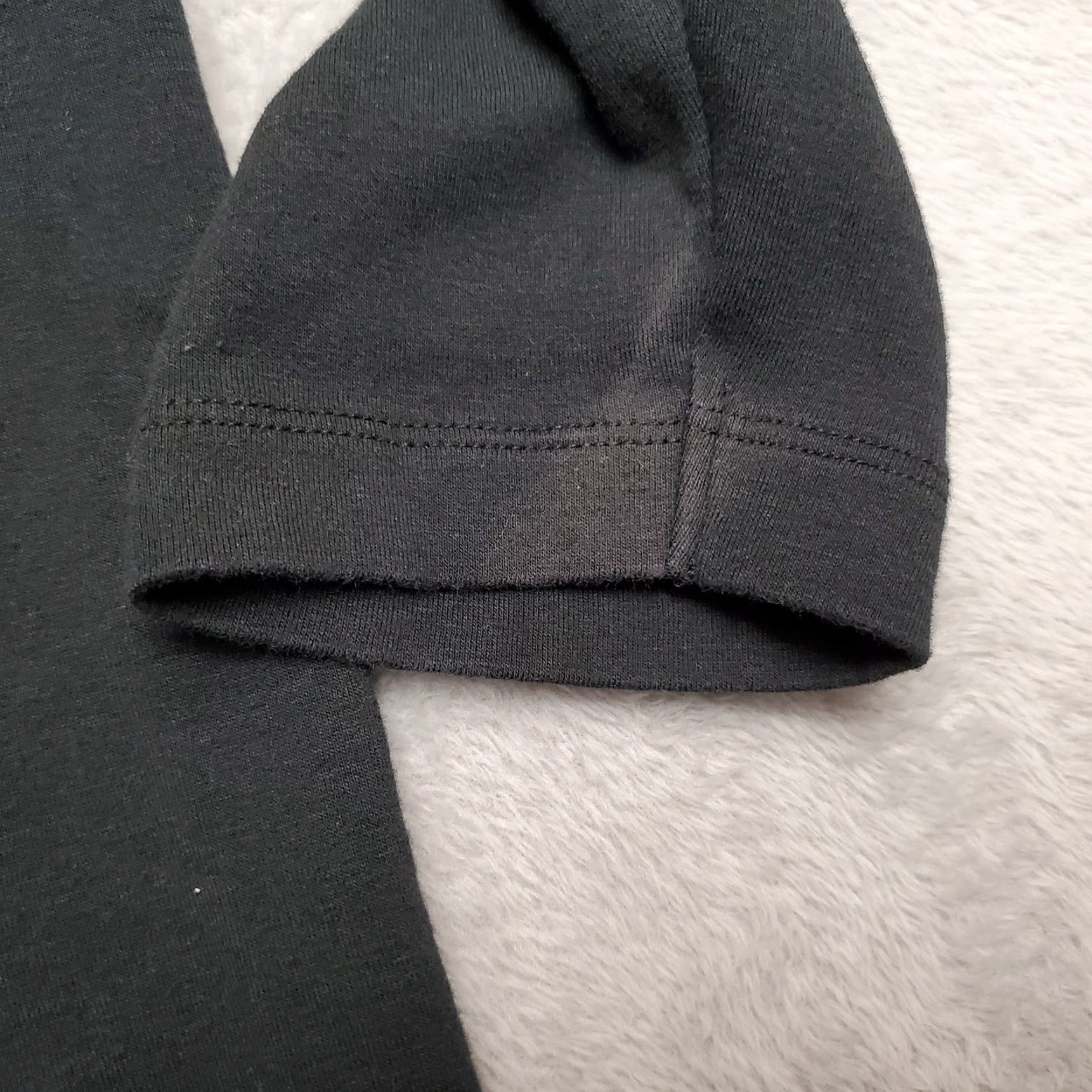 Vintage Chicos Shirt Women 8 Black Cotton Blend Long Sleeve Casual TEE Shirt Size M / US 6-8 / IT 42-44 - 5 Thumbnail