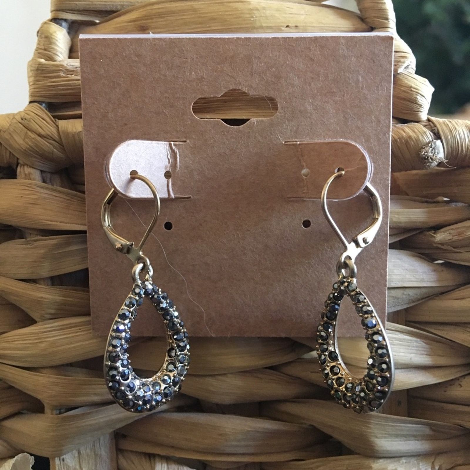 Kenneth Cole Kenneth Cole chrome stone matte gold lever backs Size ONE SIZE - 6 Thumbnail