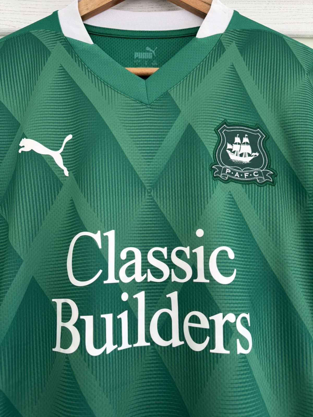 Puma Plymouth 2024-2025 Home Soccer Jersey Football Kit Shirt Size US L / EU 52-54 / 3 - 6 Thumbnail