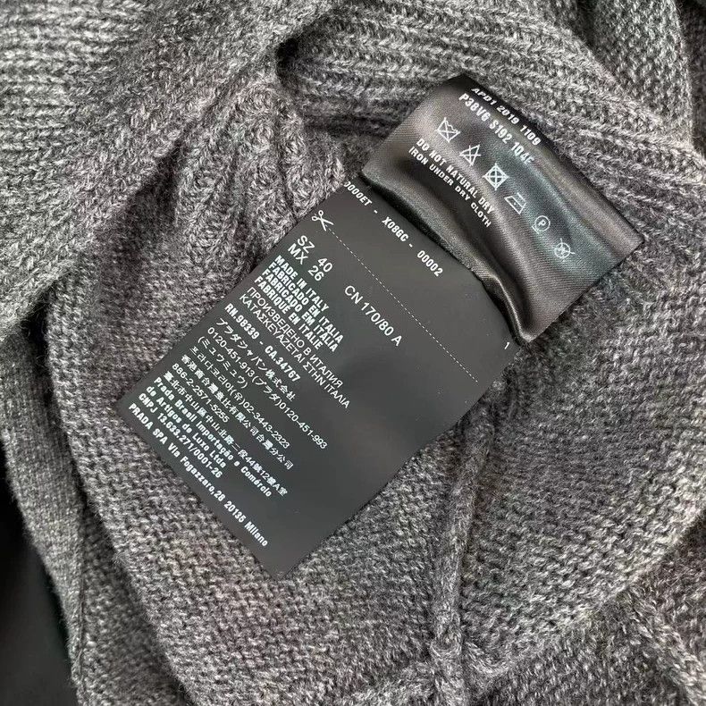 Prada Prada Bow knitted stitching dress Size S / US 4 / IT 40 - 5 Thumbnail