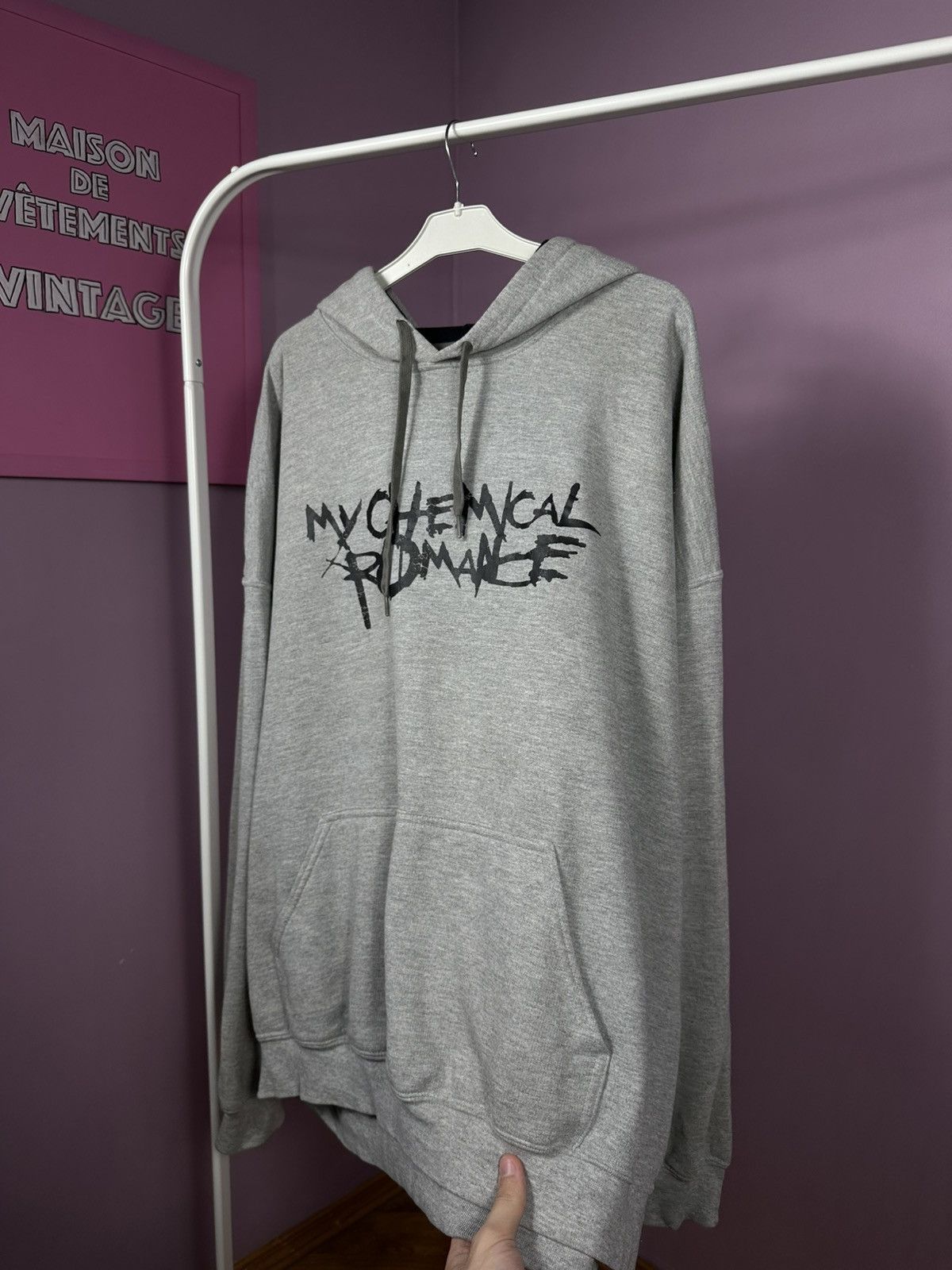 Gildan Vintage MCR My Chemical Romance Hoodie Spider Printed Size US XXL / EU 58 / 5 - 7 Thumbnail