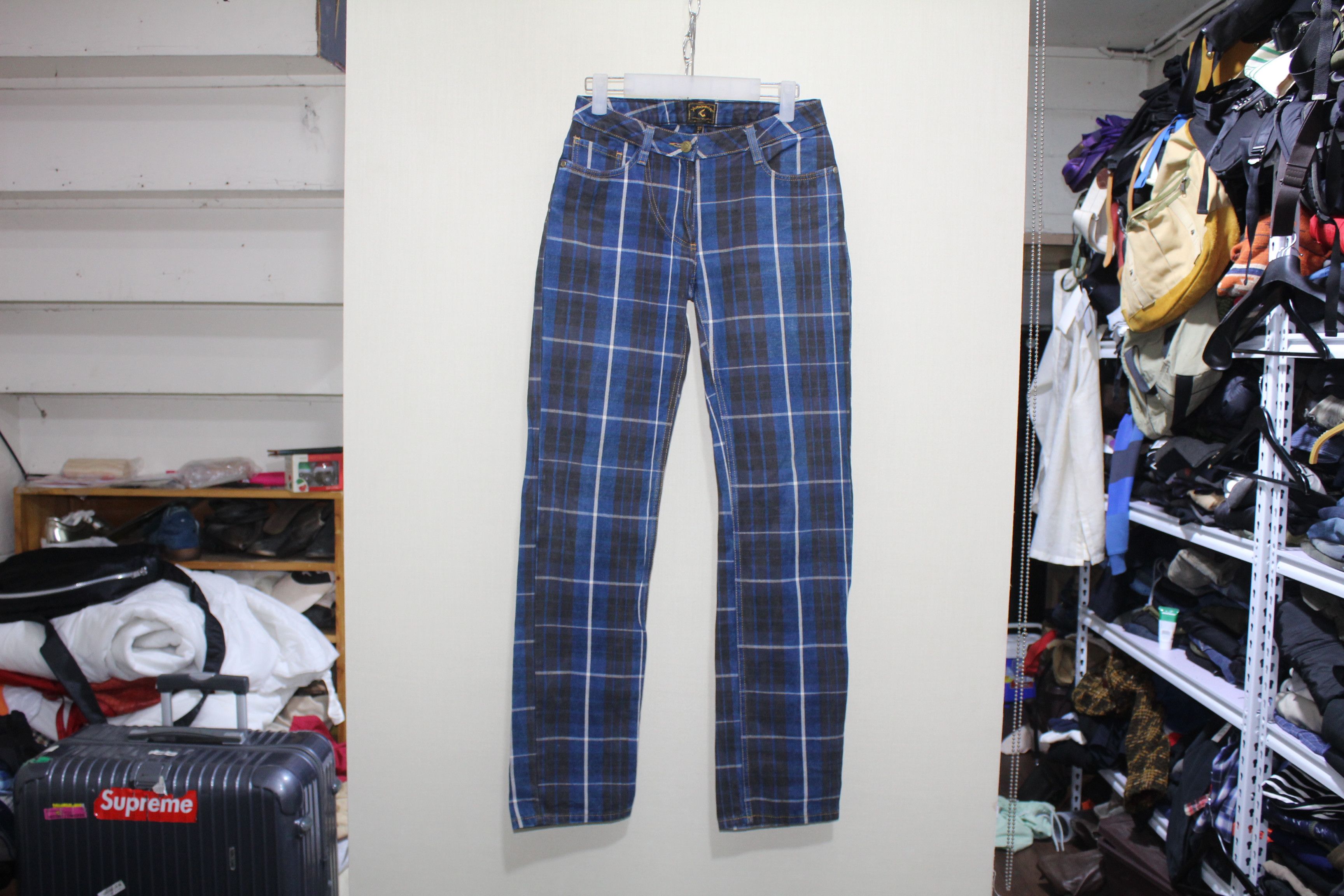 image of Vivienne Westwood Anglomania Punk Denim in Bleu, Men's (Size 29)